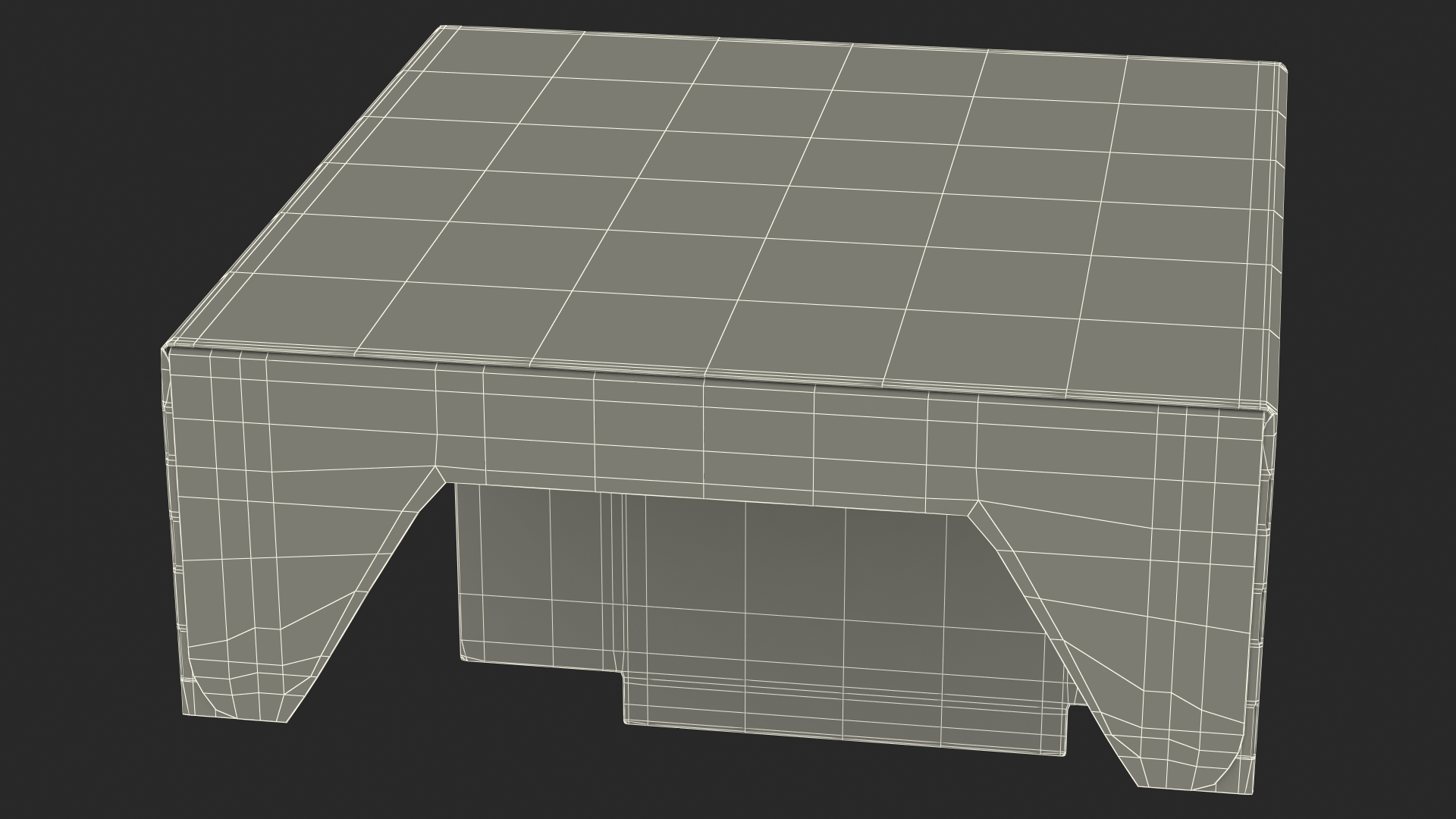 Empty Chocolate Box 3D model