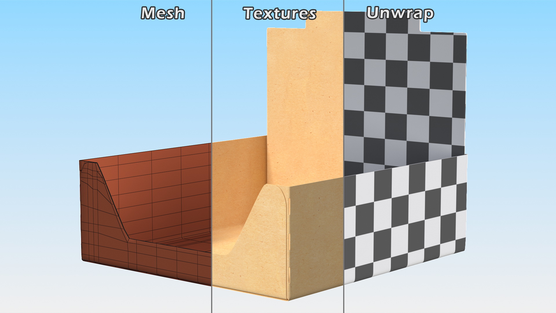 Empty Chocolate Box 3D model