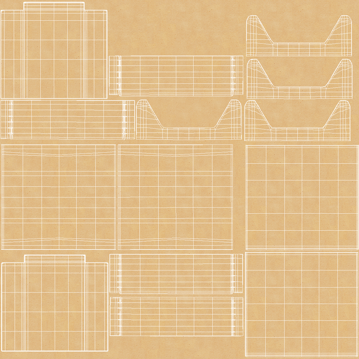 Empty Chocolate Box 3D model