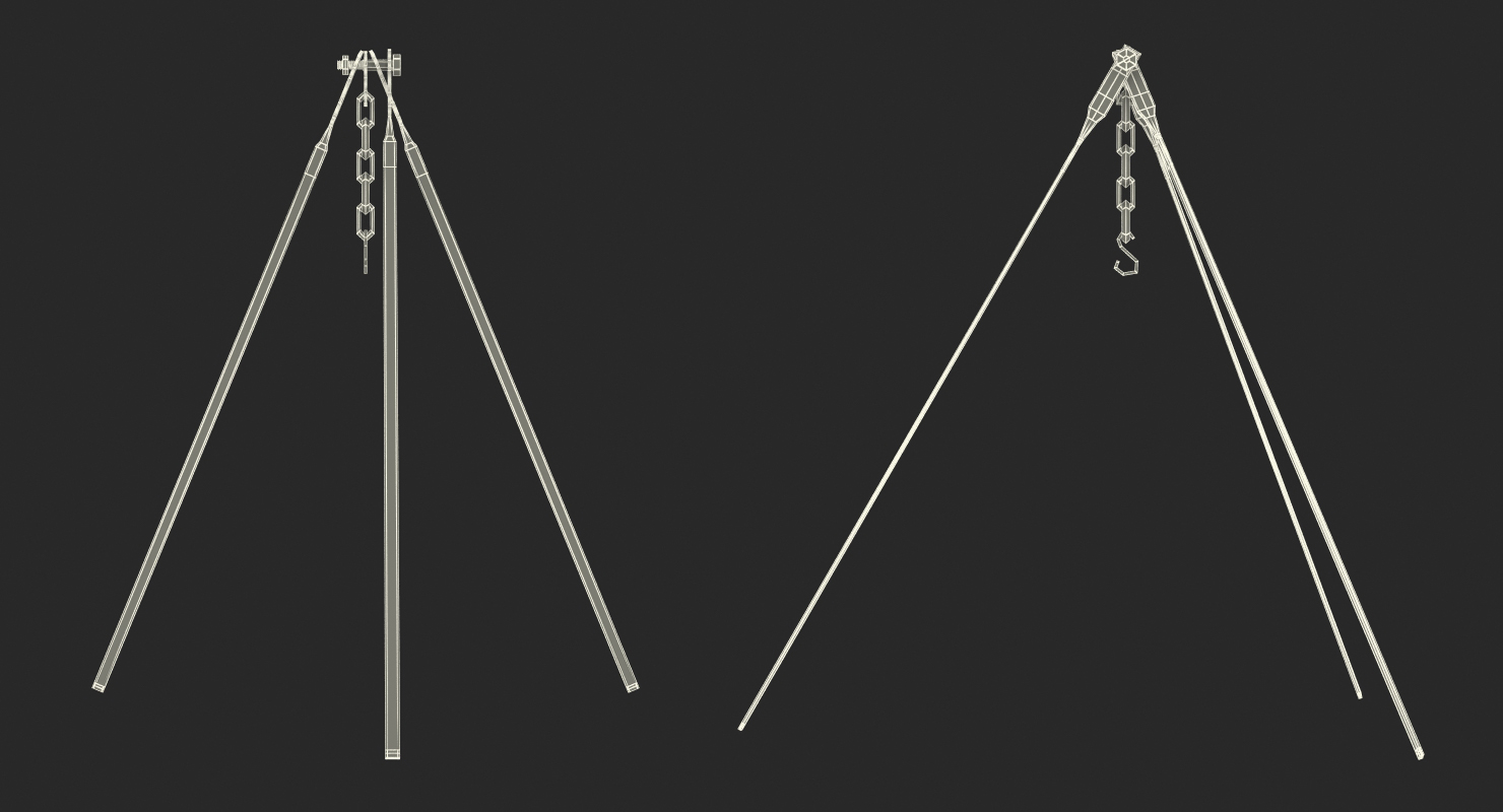 3D model Campfire Tripod
