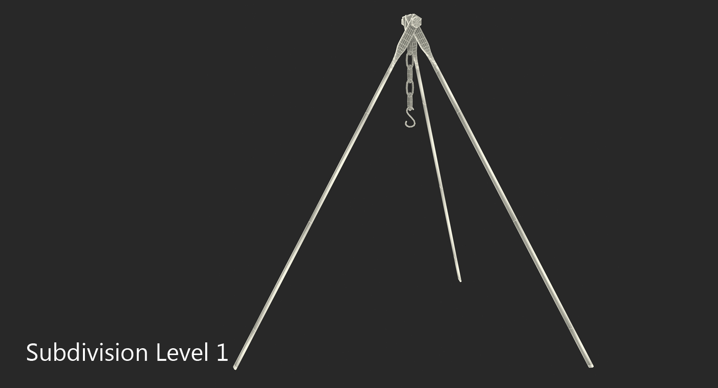 3D model Campfire Tripod