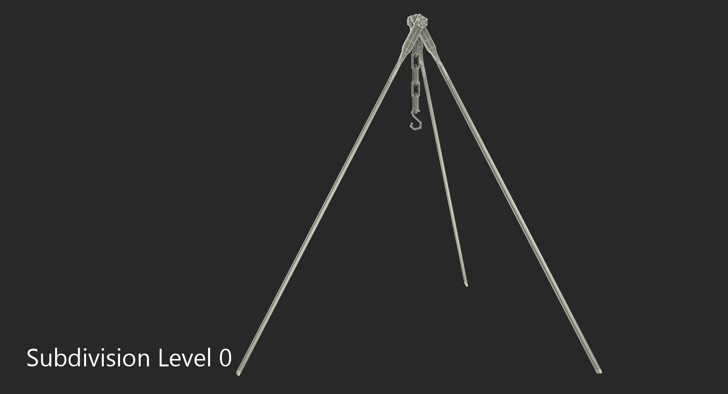3D model Campfire Tripod