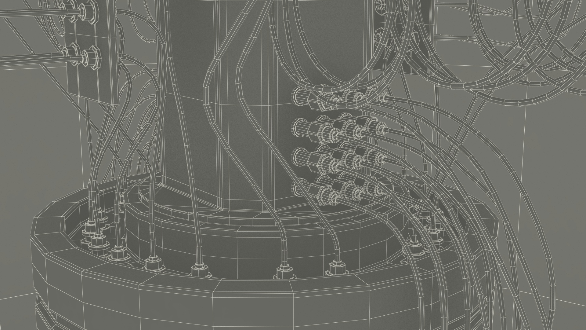 3D Quantum Computer Core