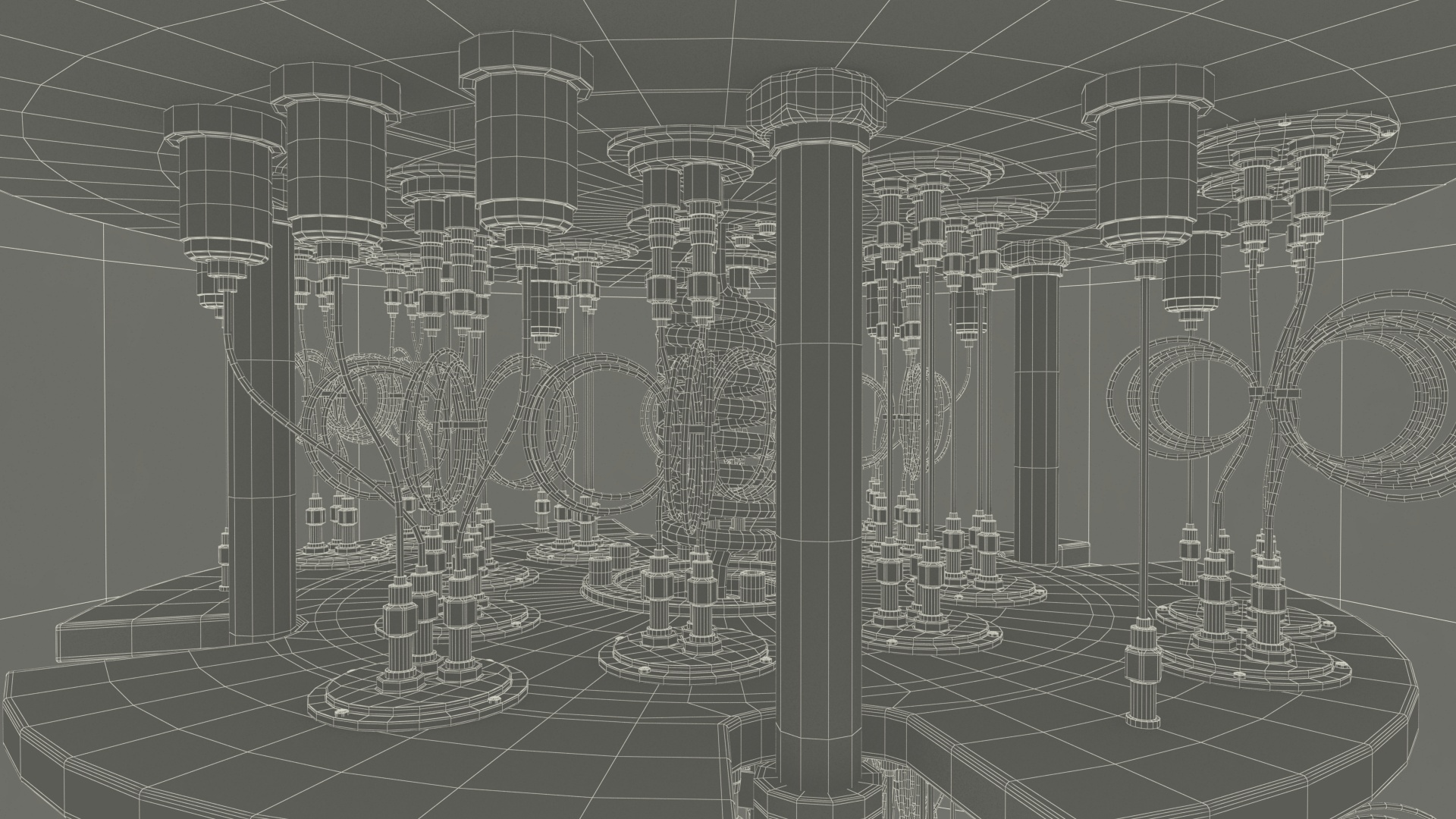3D Quantum Computer Core
