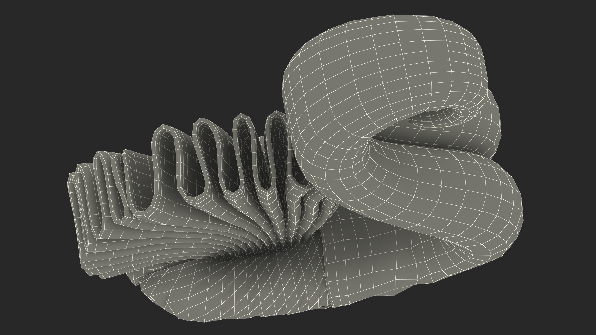 Designer Towel Swan Blue 3D model