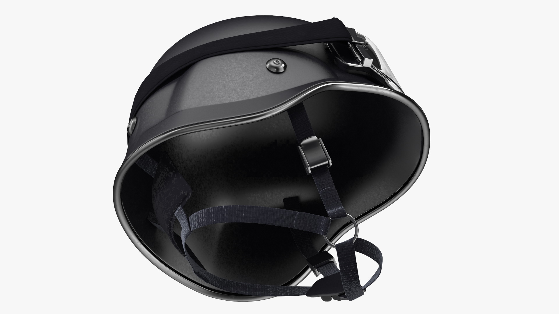 Tactical Helmet with Visor Glasses 3D model