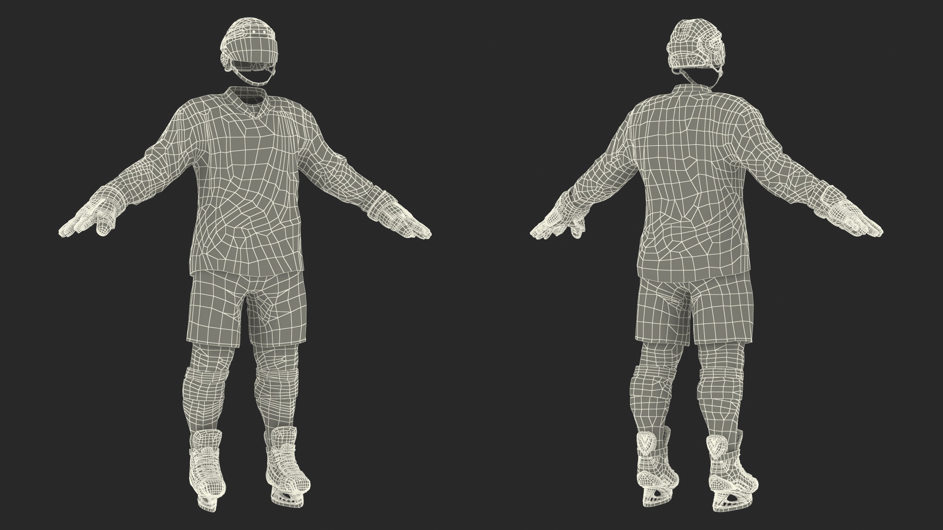 Hockey Equipment Green 3D