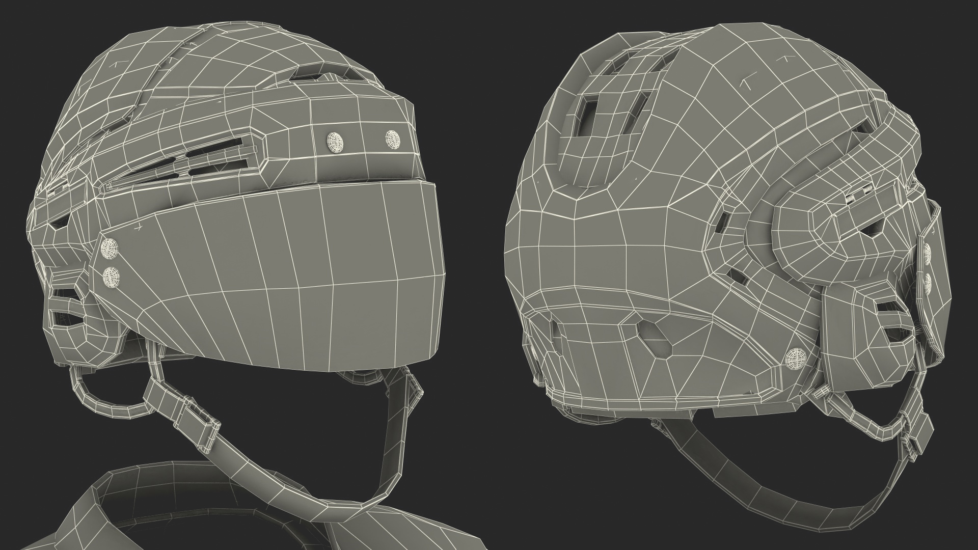 Hockey Equipment Green 3D