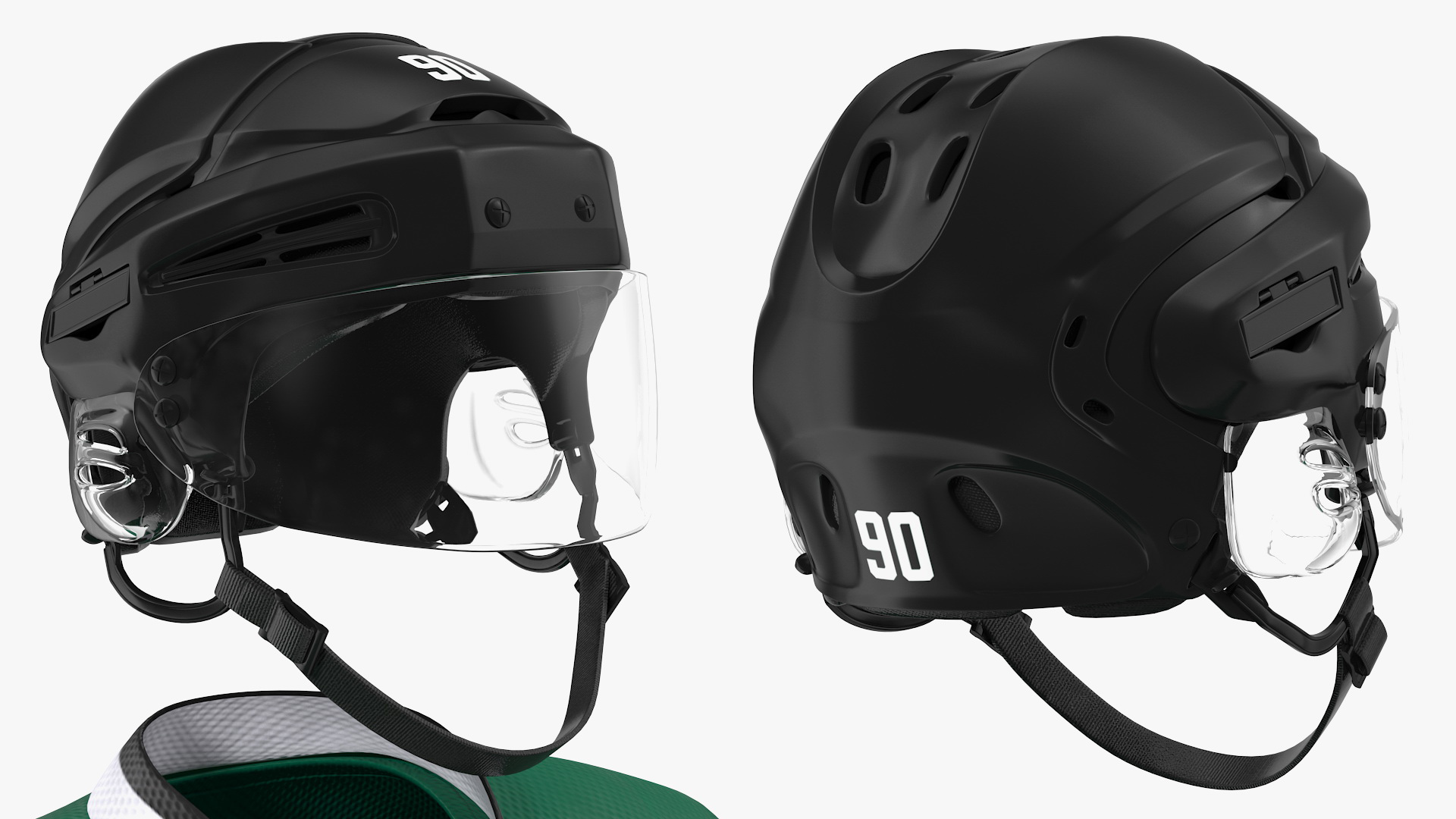 Hockey Equipment Green 3D