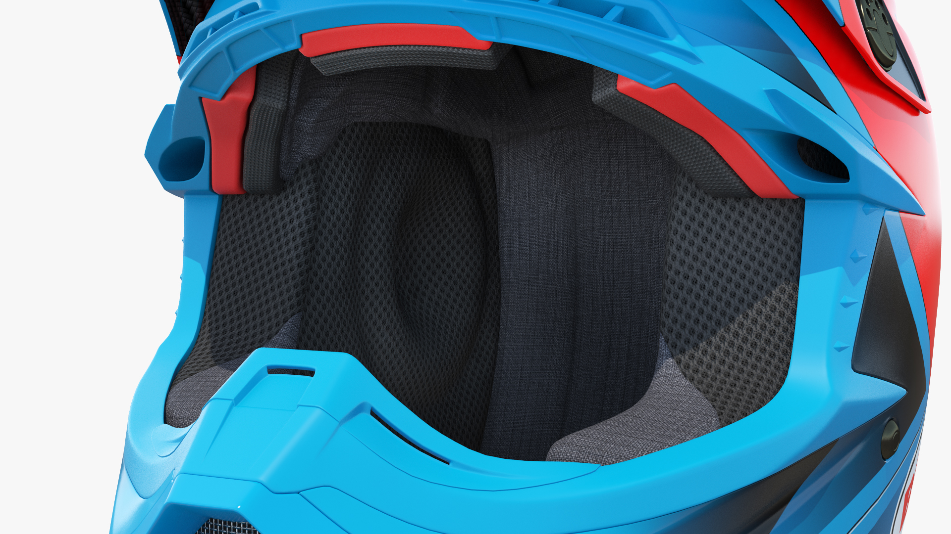 3D Bell Off-Road Motorcycle Helmet Blue