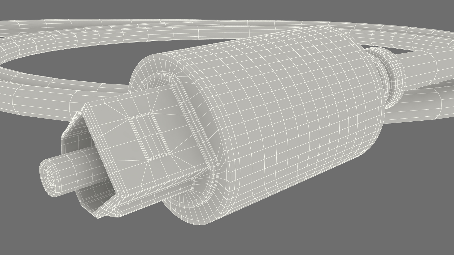 Optical Audio Cable 3D model