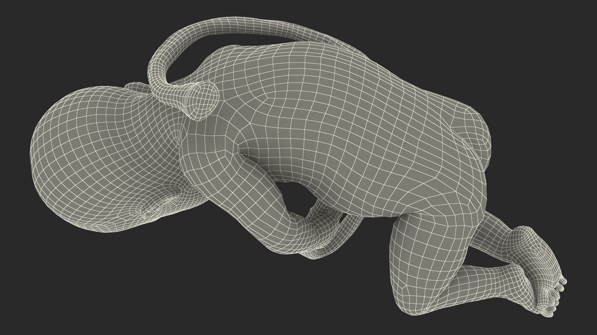 3D model Baby Boy at 32 Weeks