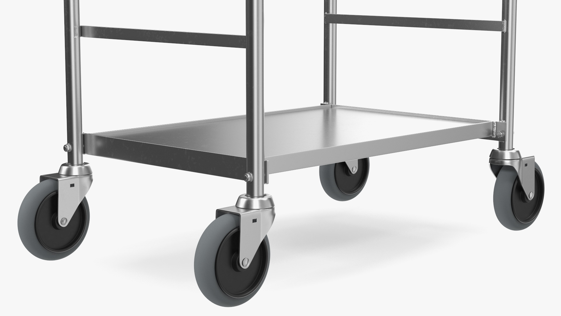 3D model Steel Wire Basket Trolley