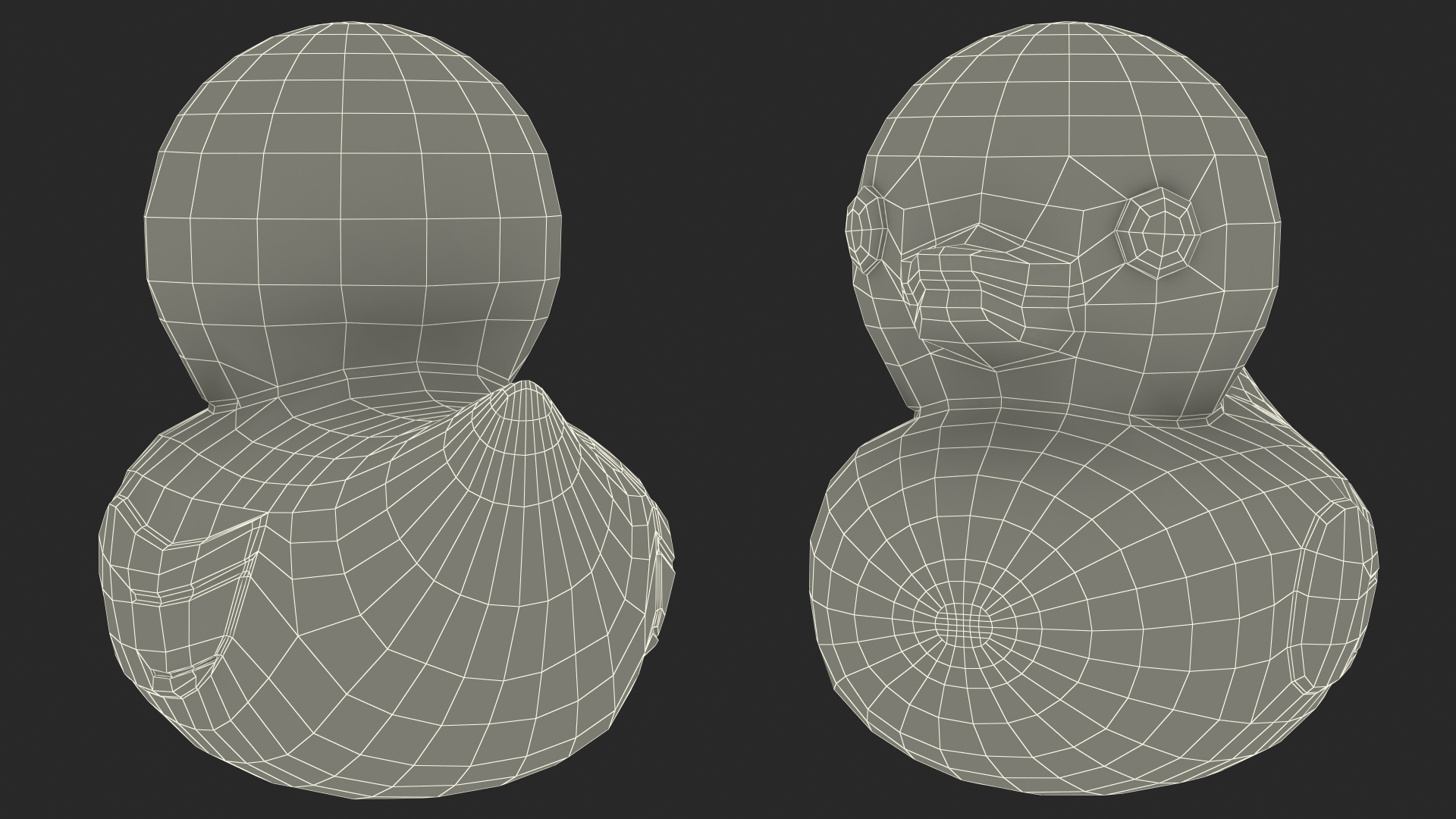 3D model Duck Shaped Snowball