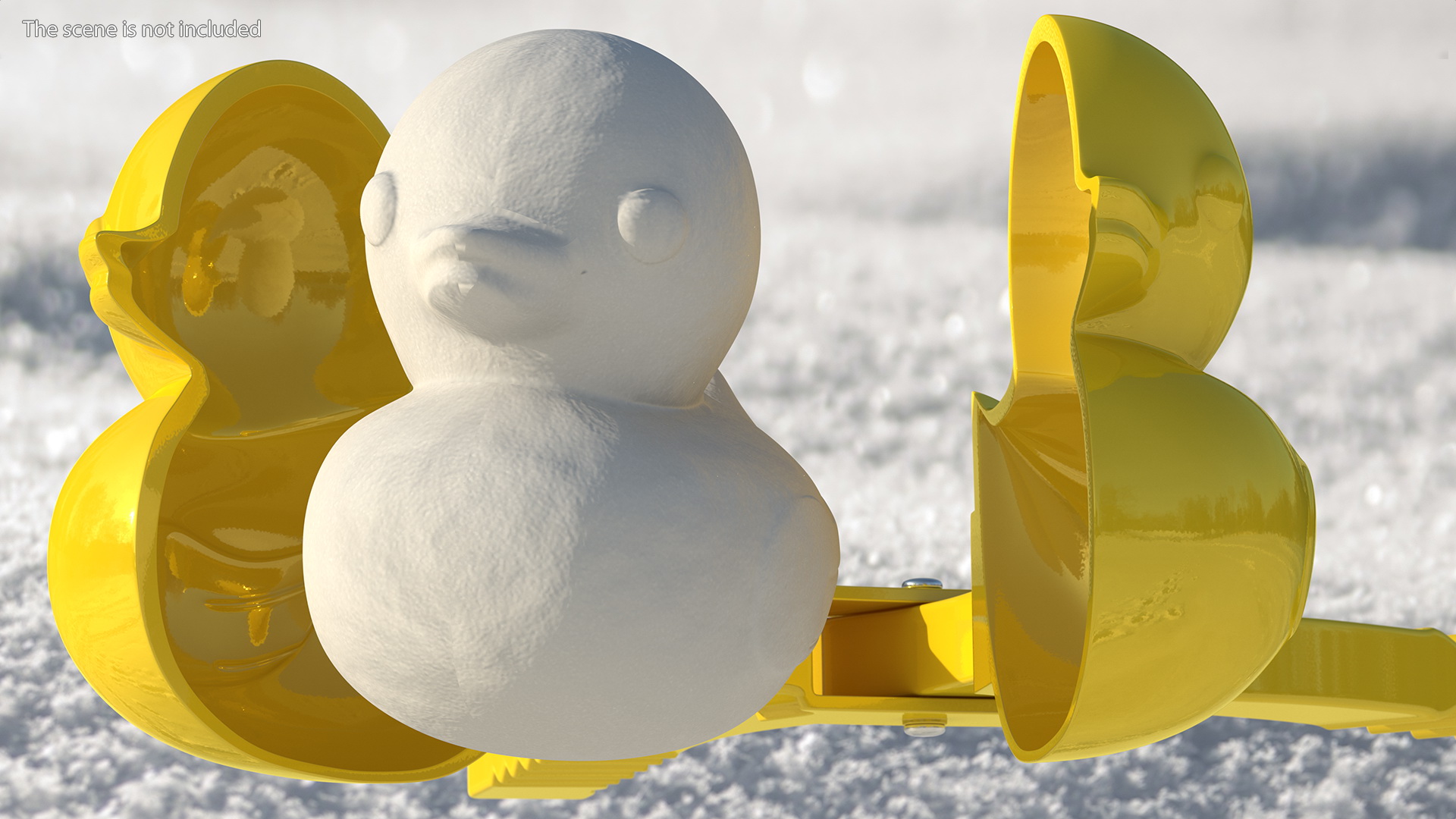 3D model Duck Shaped Snowball