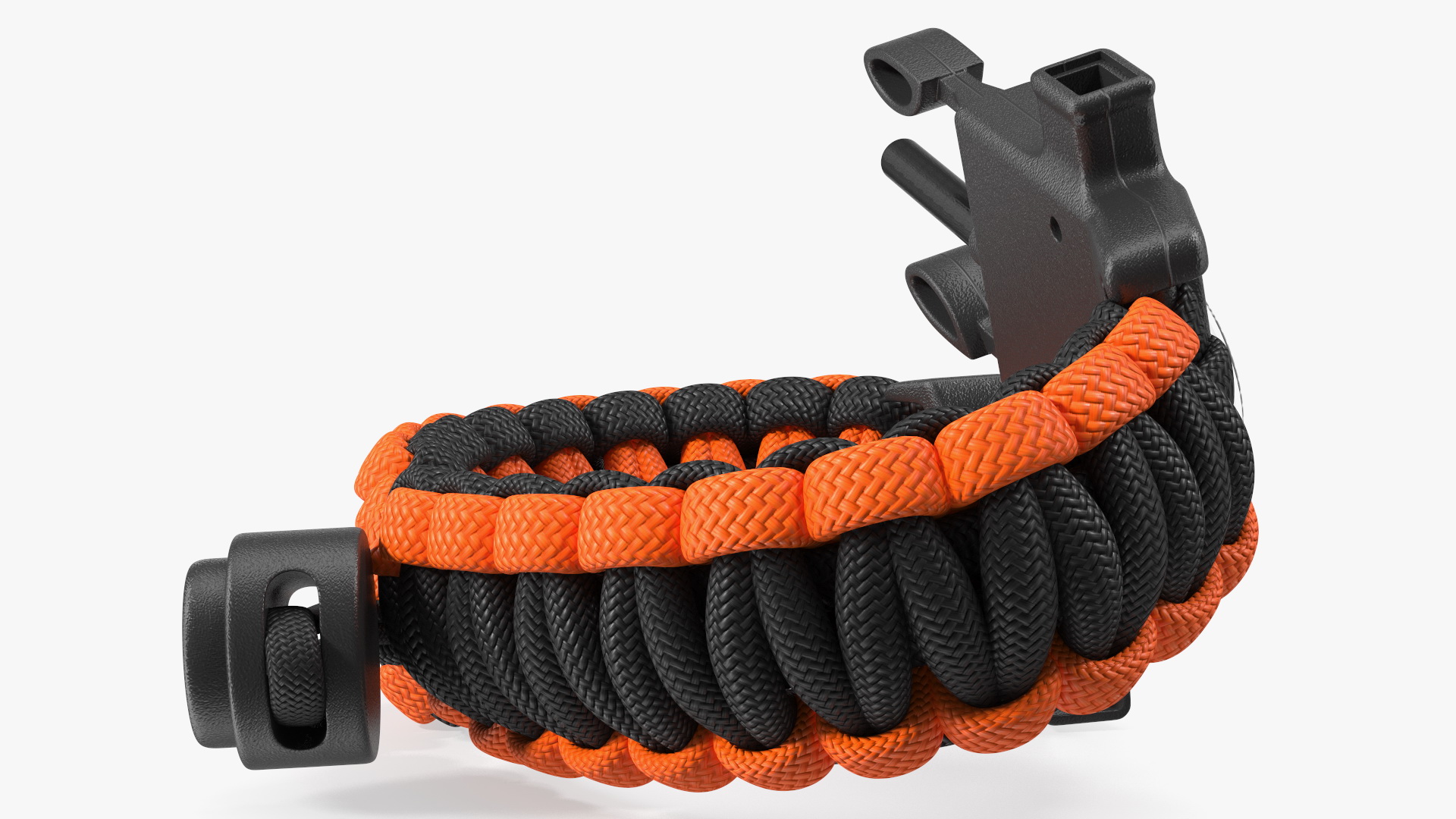 Atomic Bear Cobra Survival Bracelet Orange 3D