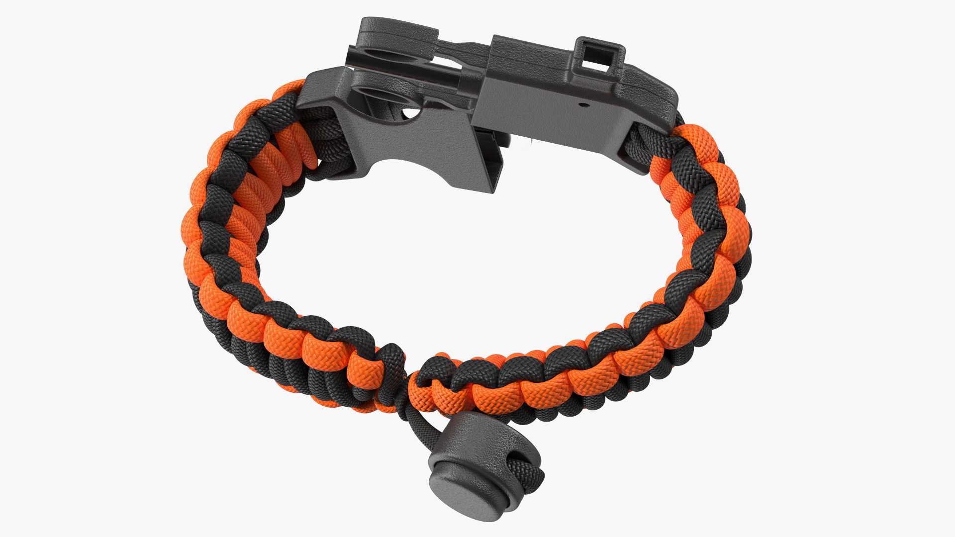 Atomic Bear Cobra Survival Bracelet Orange 3D