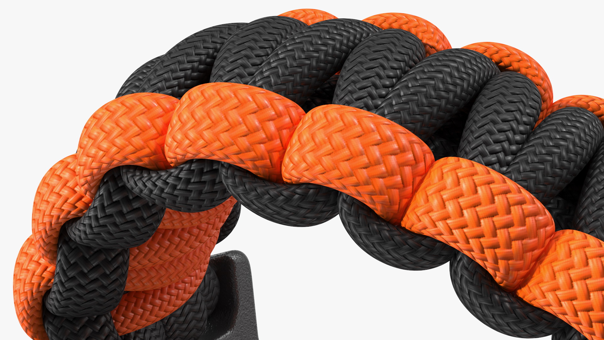 Atomic Bear Cobra Survival Bracelet Orange 3D