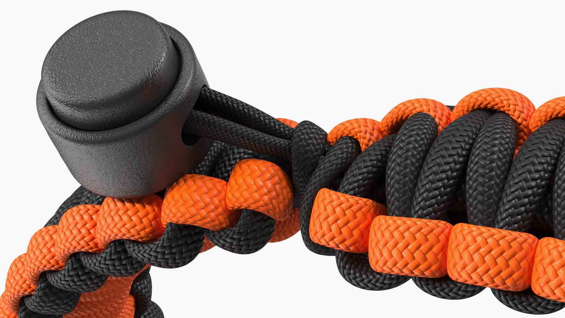Atomic Bear Cobra Survival Bracelet Orange 3D