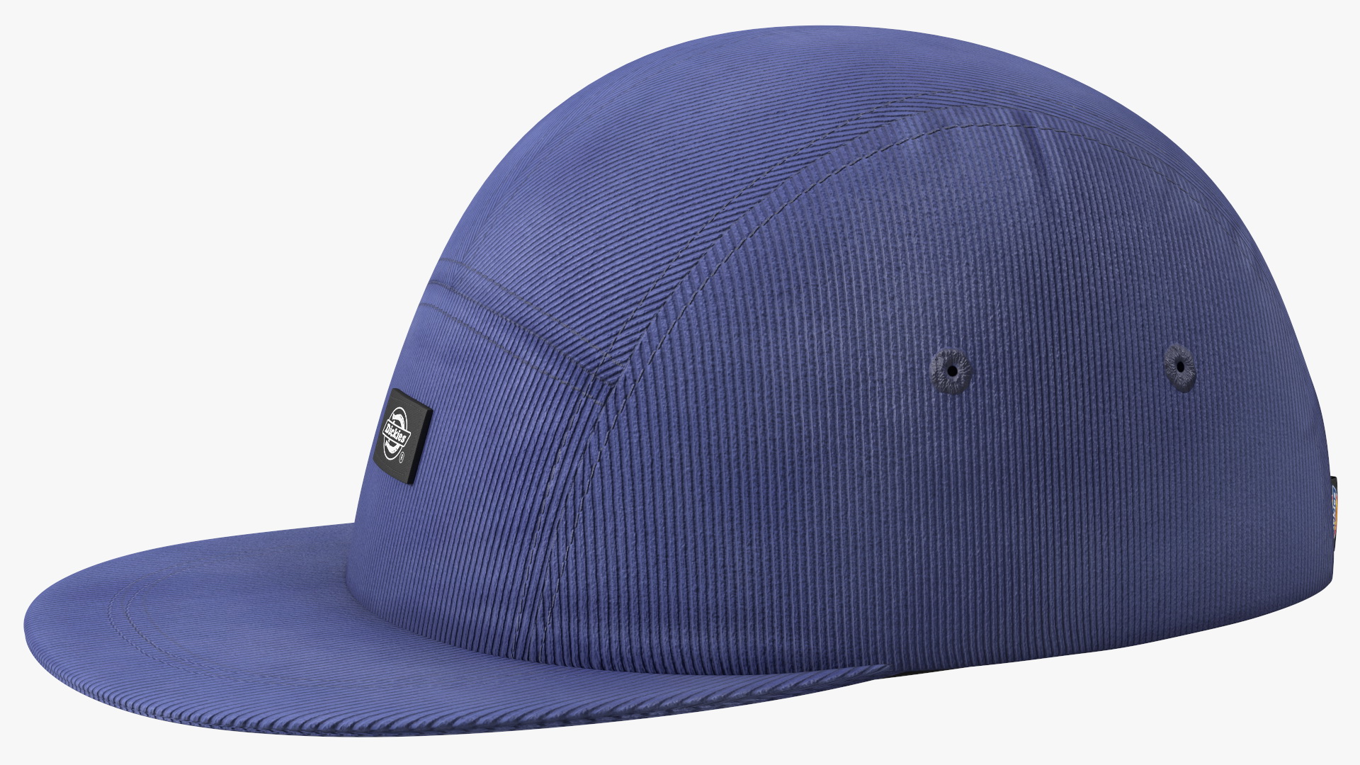 3D Dickies Hornbeck Cord Dark Navy 5 Panel Hat model