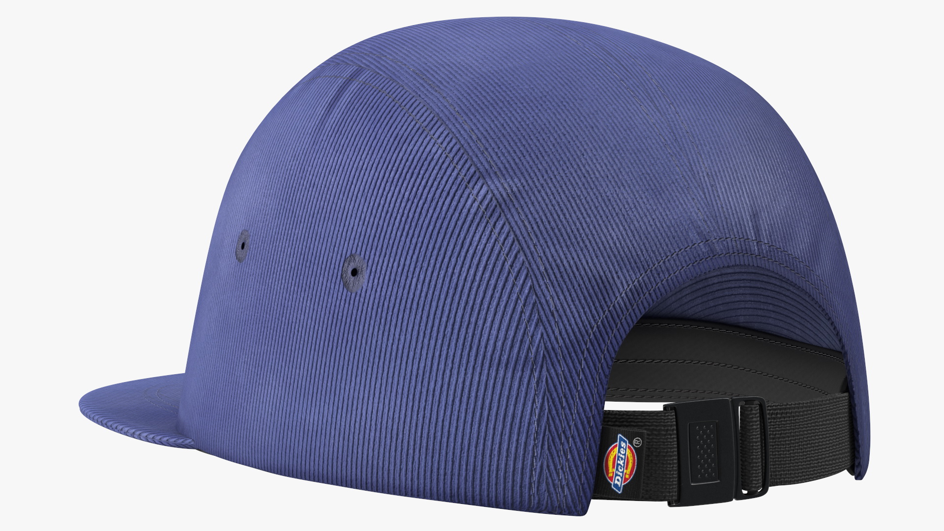 3D Dickies Hornbeck Cord Dark Navy 5 Panel Hat model