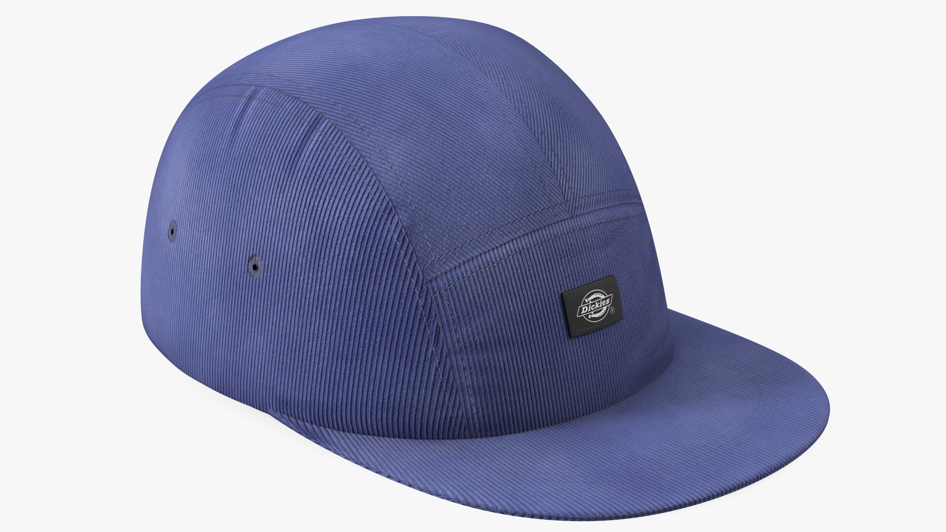 3D Dickies Hornbeck Cord Dark Navy 5 Panel Hat model