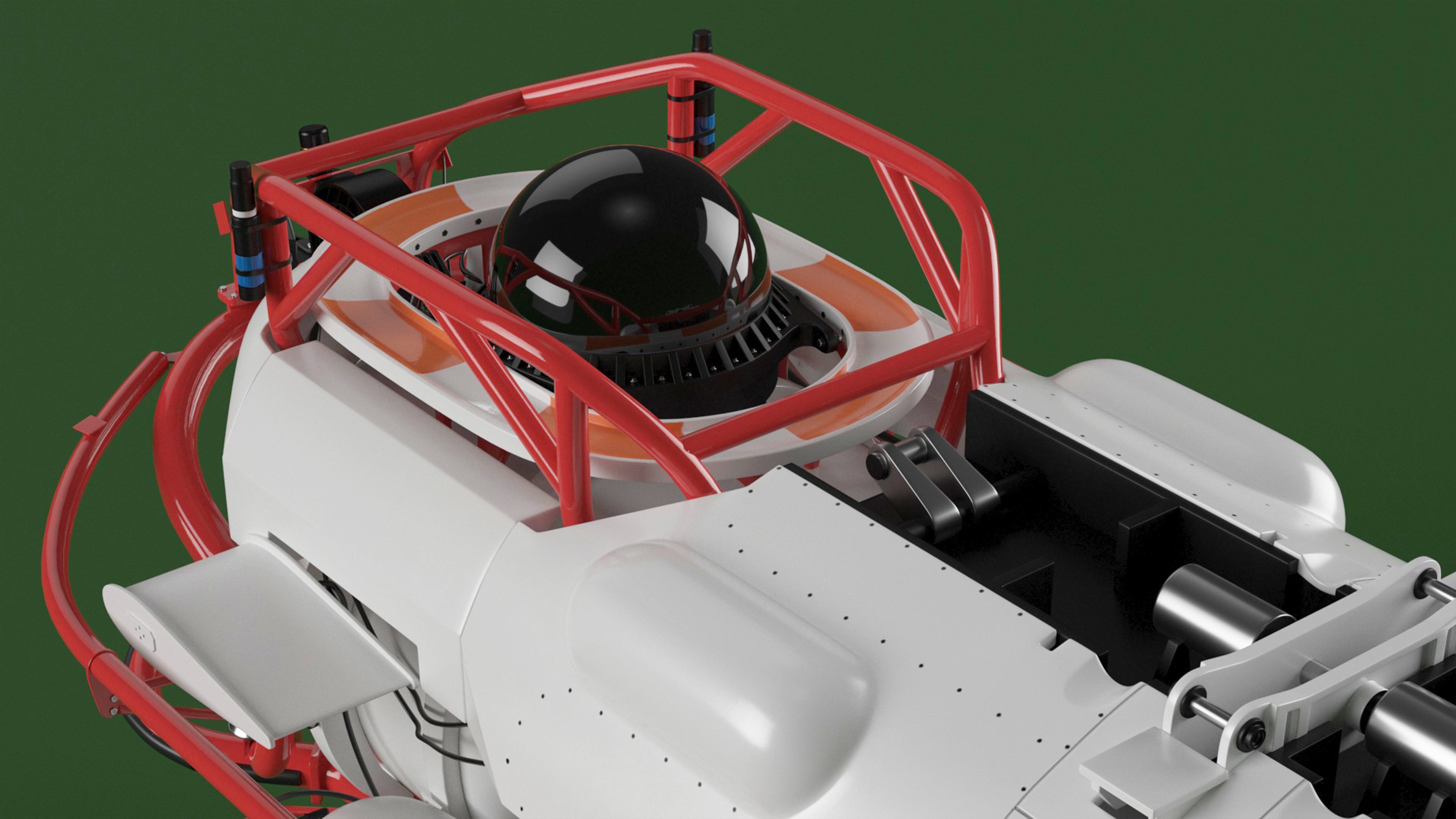 Rescue Submarine White 3D