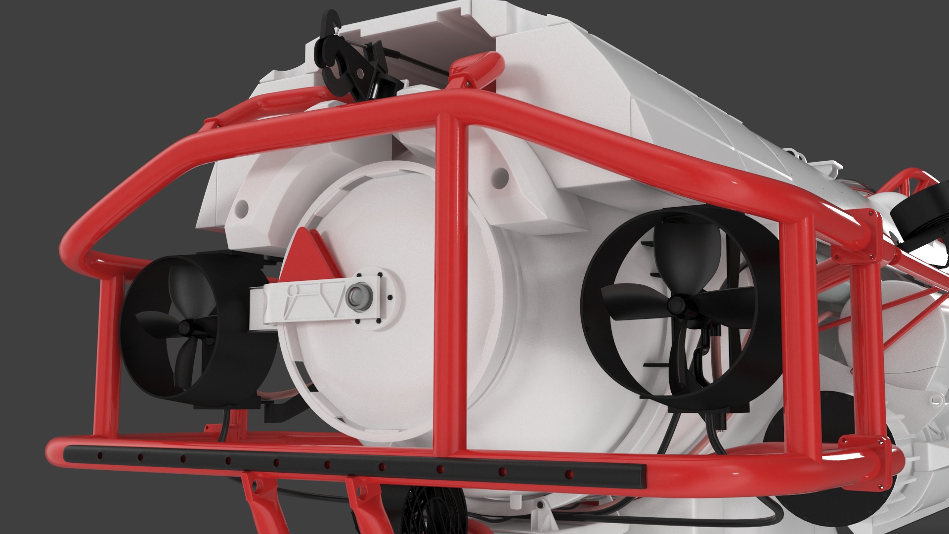 Rescue Submarine White 3D