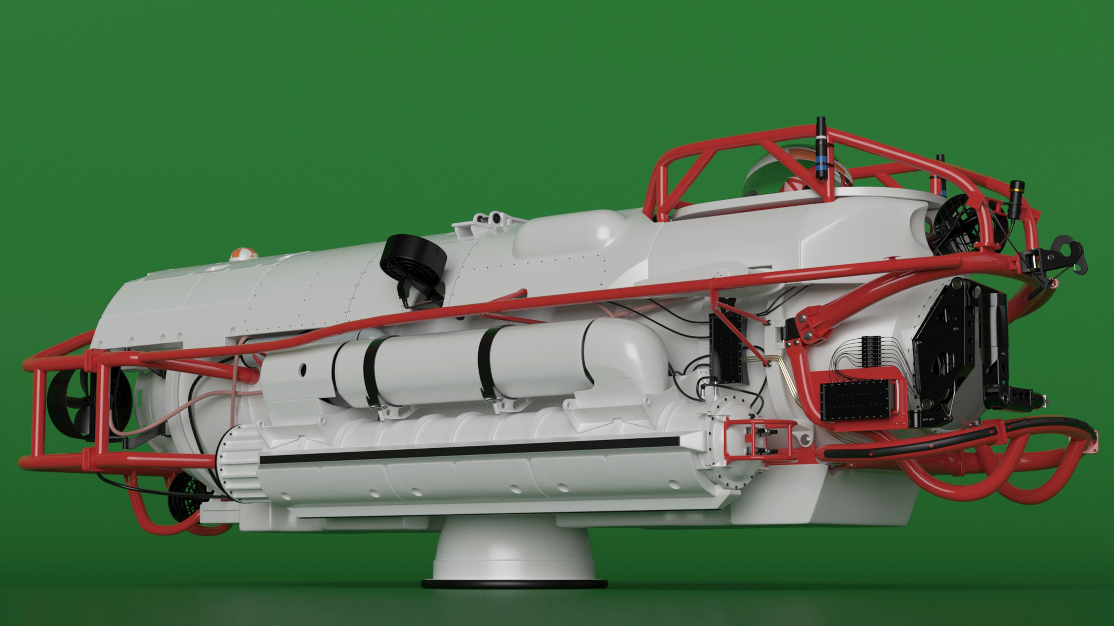 Rescue Submarine White 3D