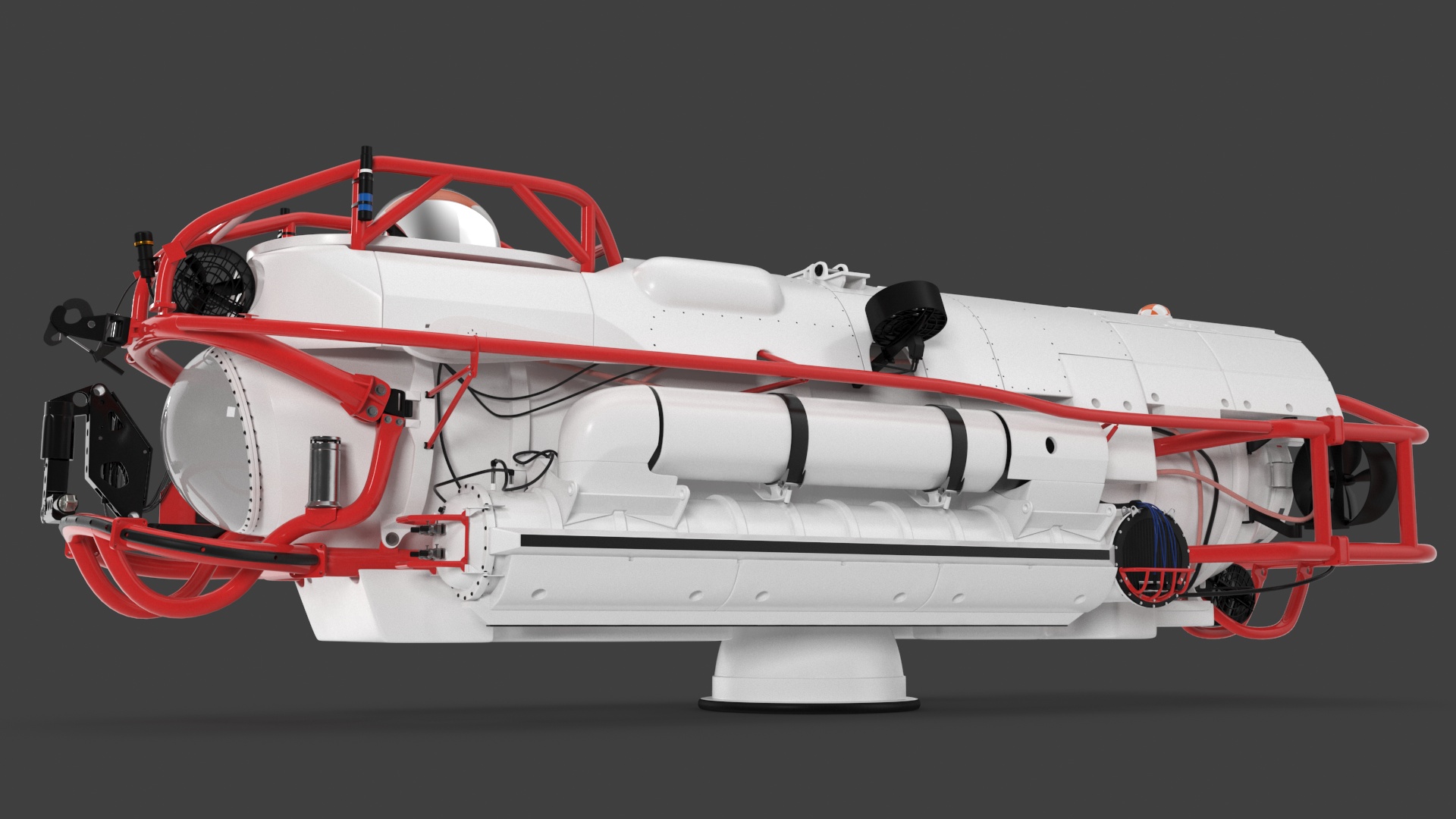 Rescue Submarine White 3D