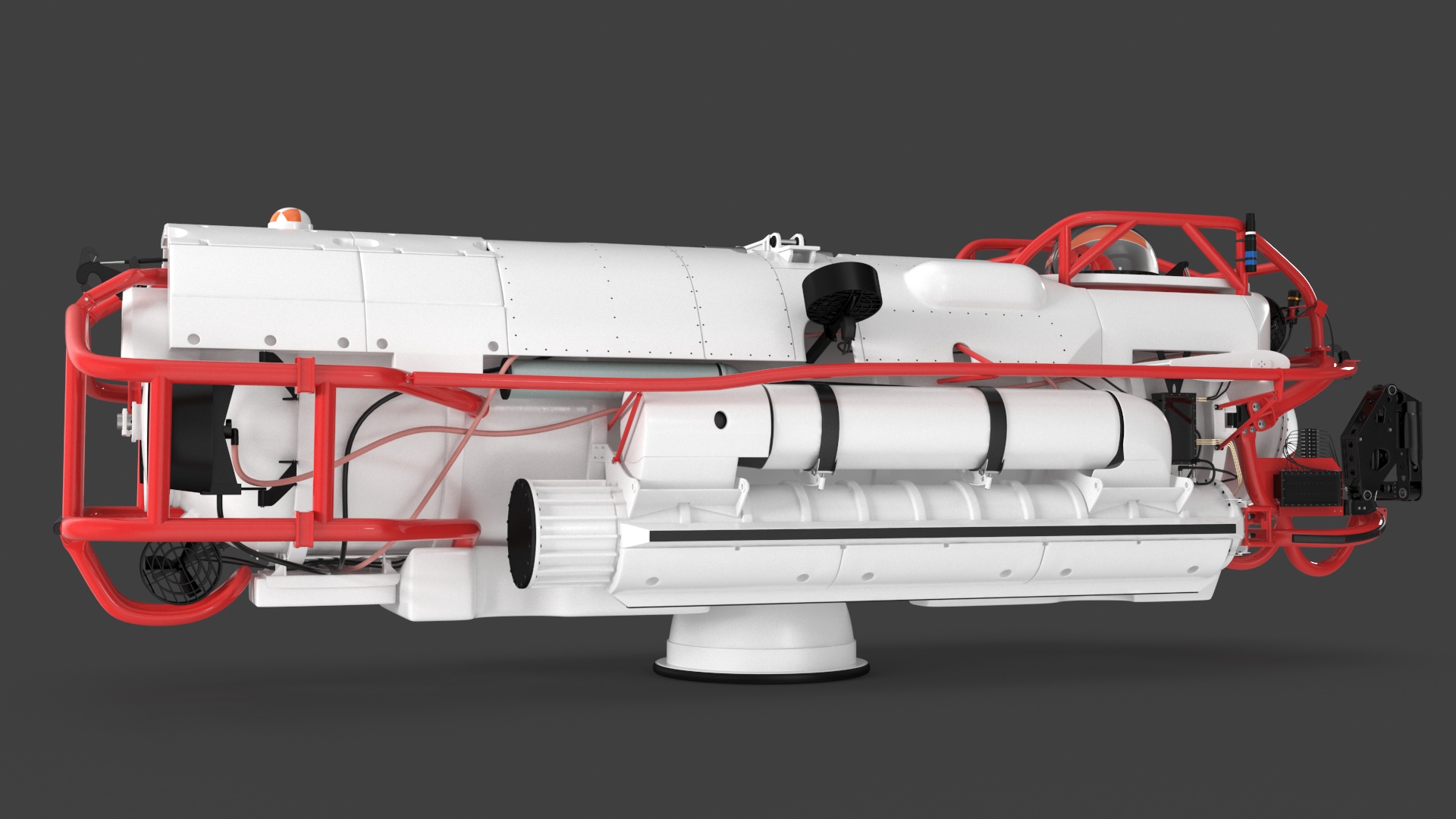 Rescue Submarine White 3D