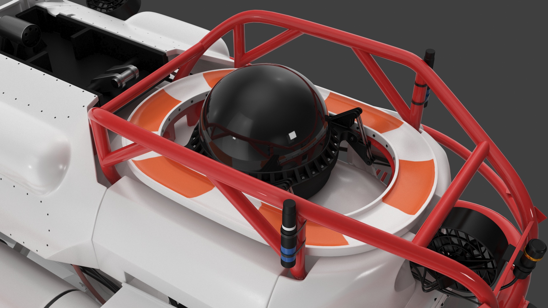 Rescue Submarine White 3D