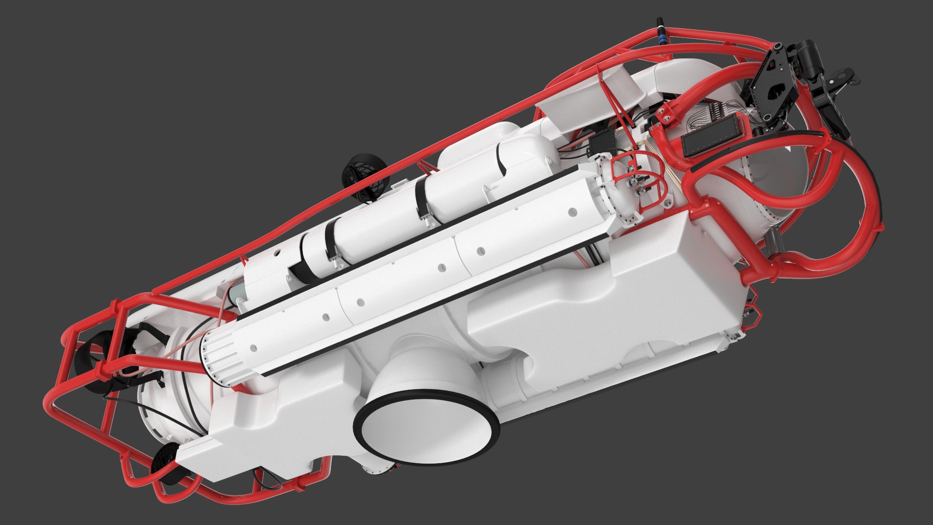 Rescue Submarine White 3D