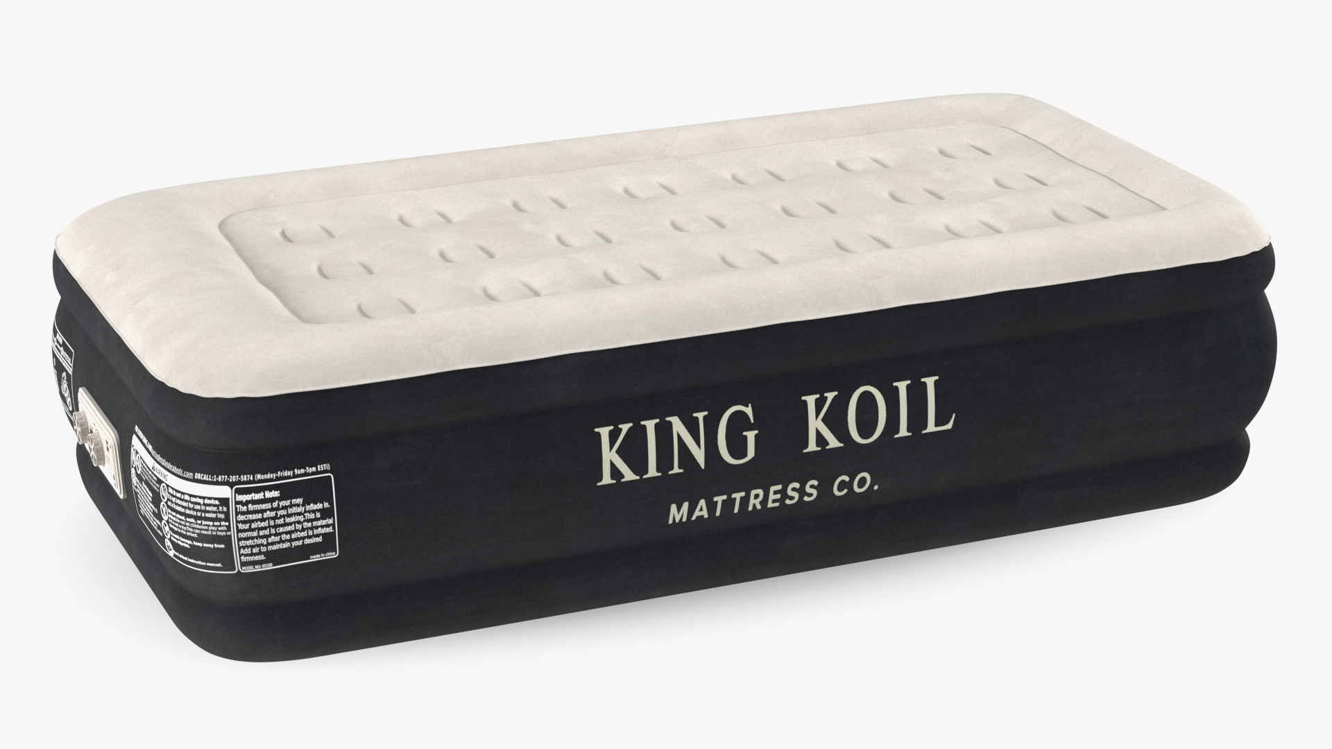 Air Mattress King Koil Twin Size 3D