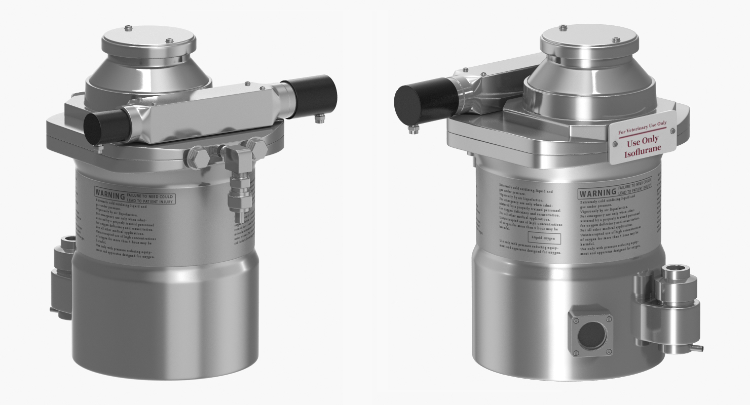 3D model Anesthesia Vaporizer