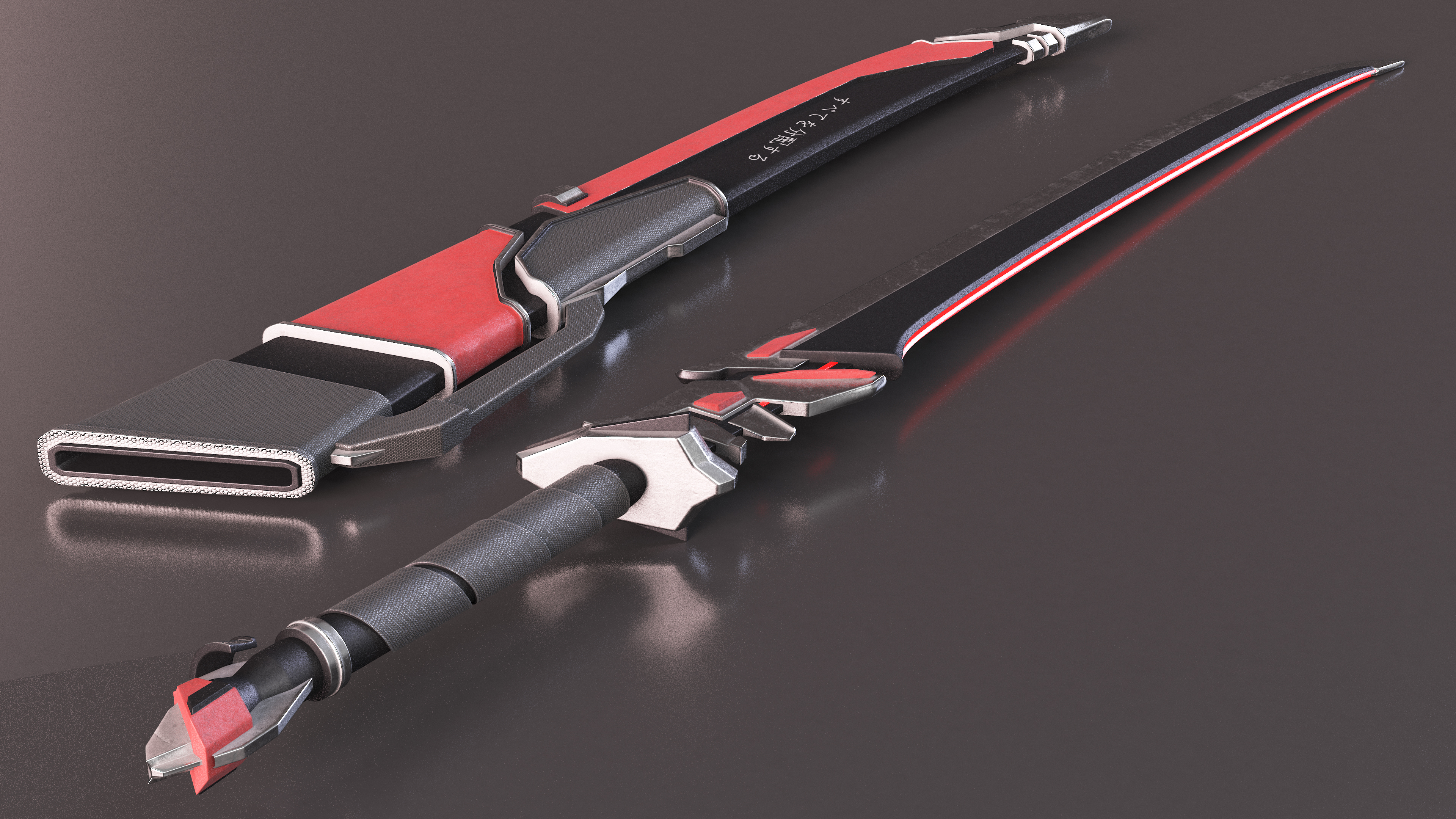 3D Si Fi Energy Sword model