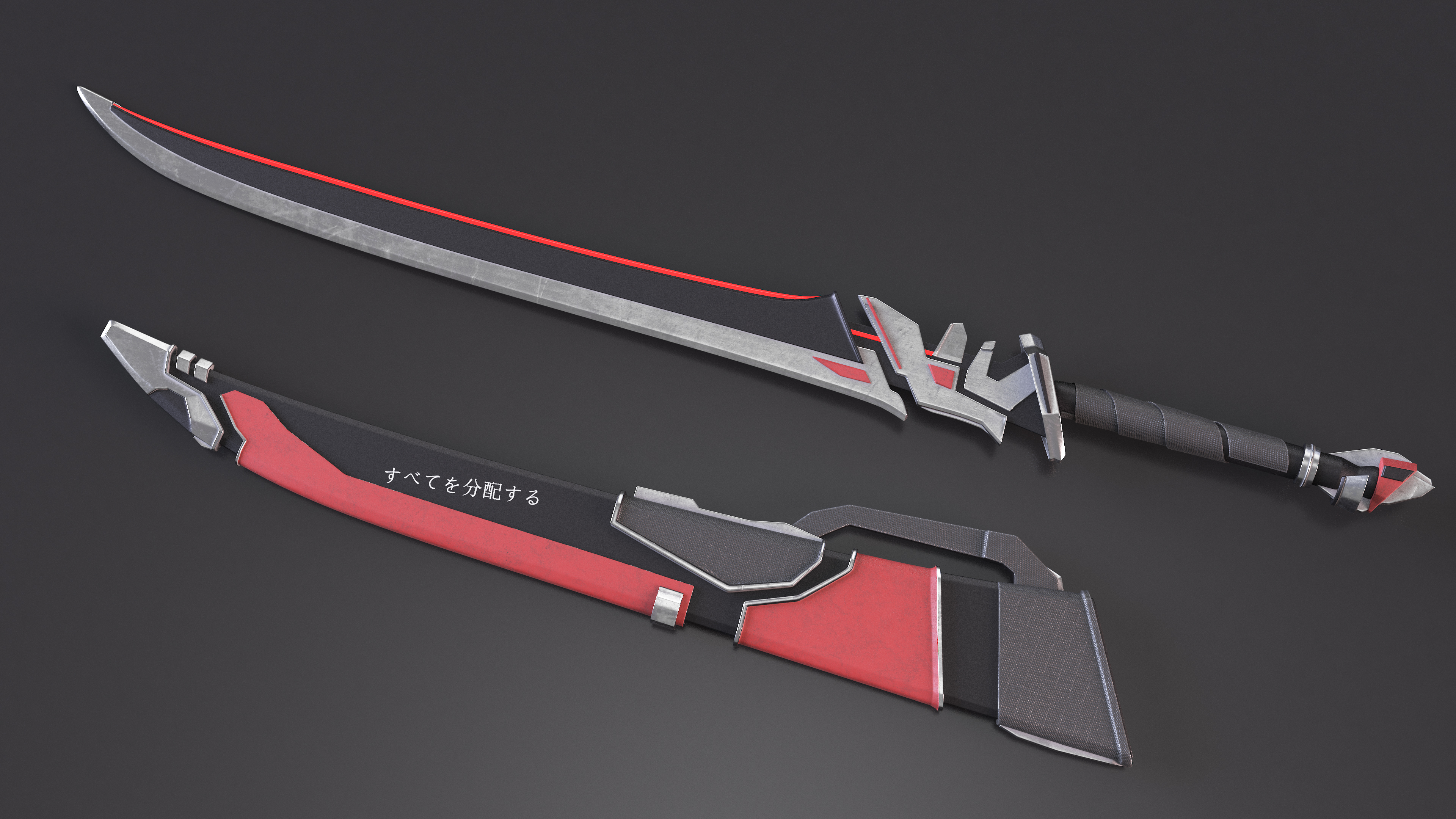 3D Si Fi Energy Sword model