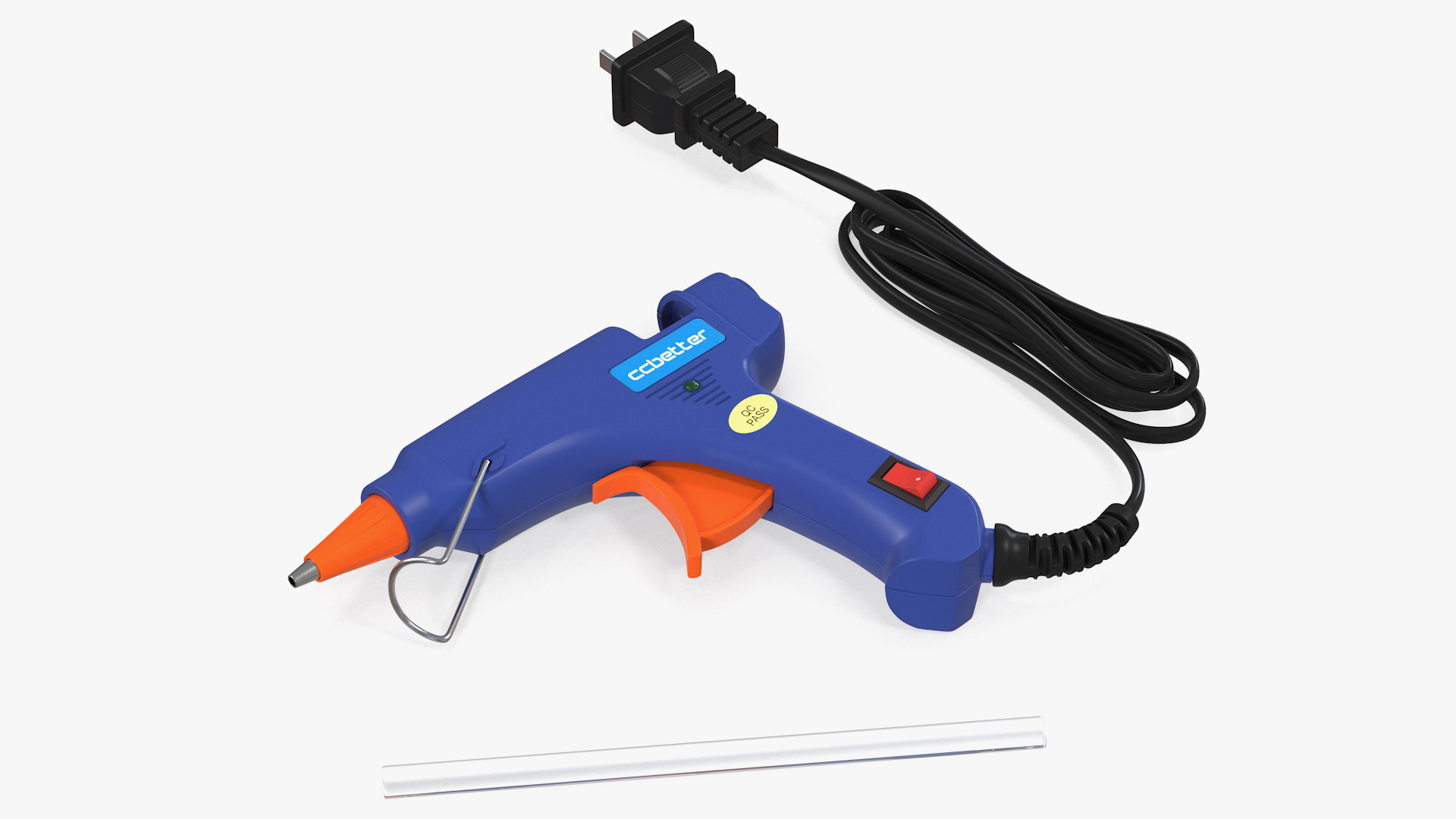 3D CCbetter Mini Hot Glue Gun Folded model