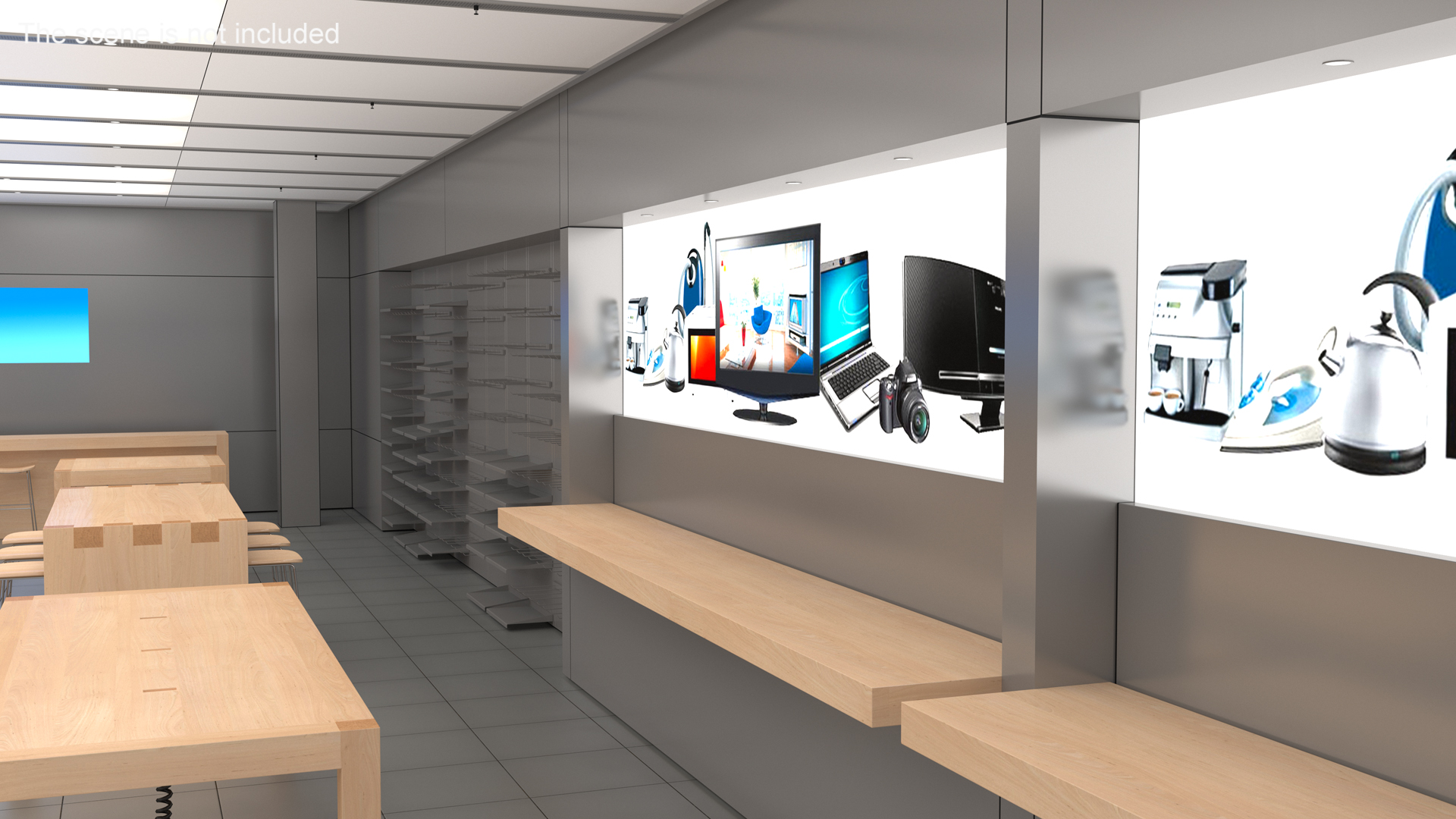 Digital Equipment Store Exterior 3D
