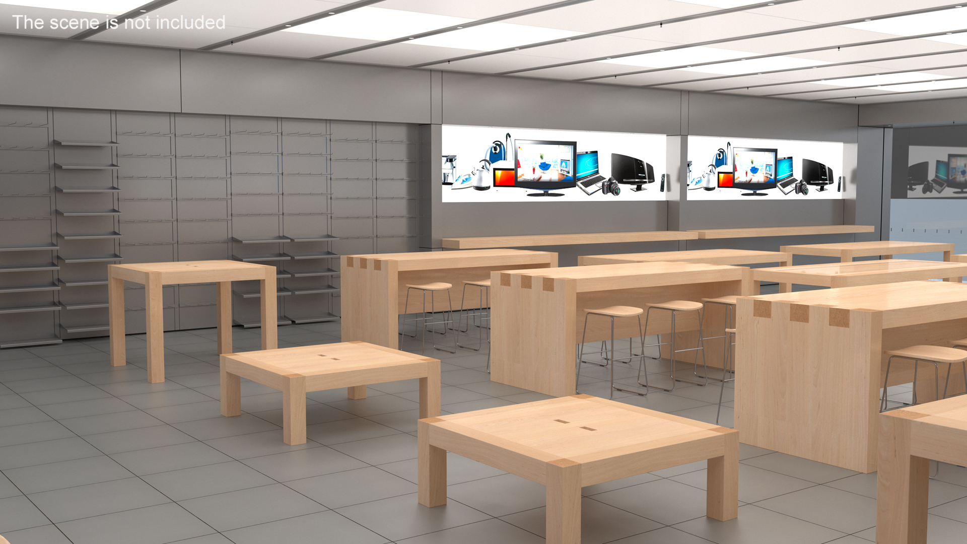 Digital Equipment Store Exterior 3D