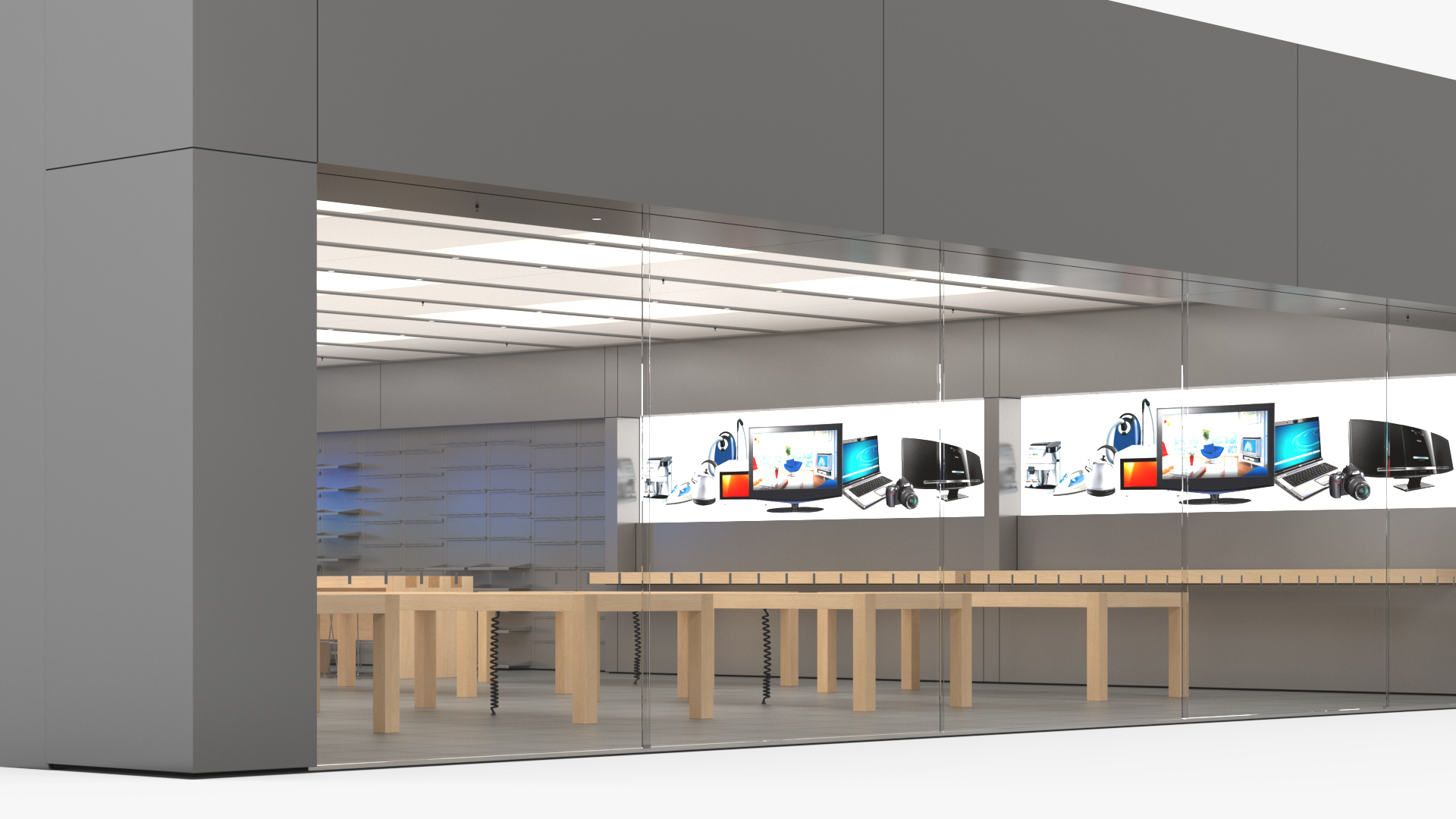 Digital Equipment Store Exterior 3D