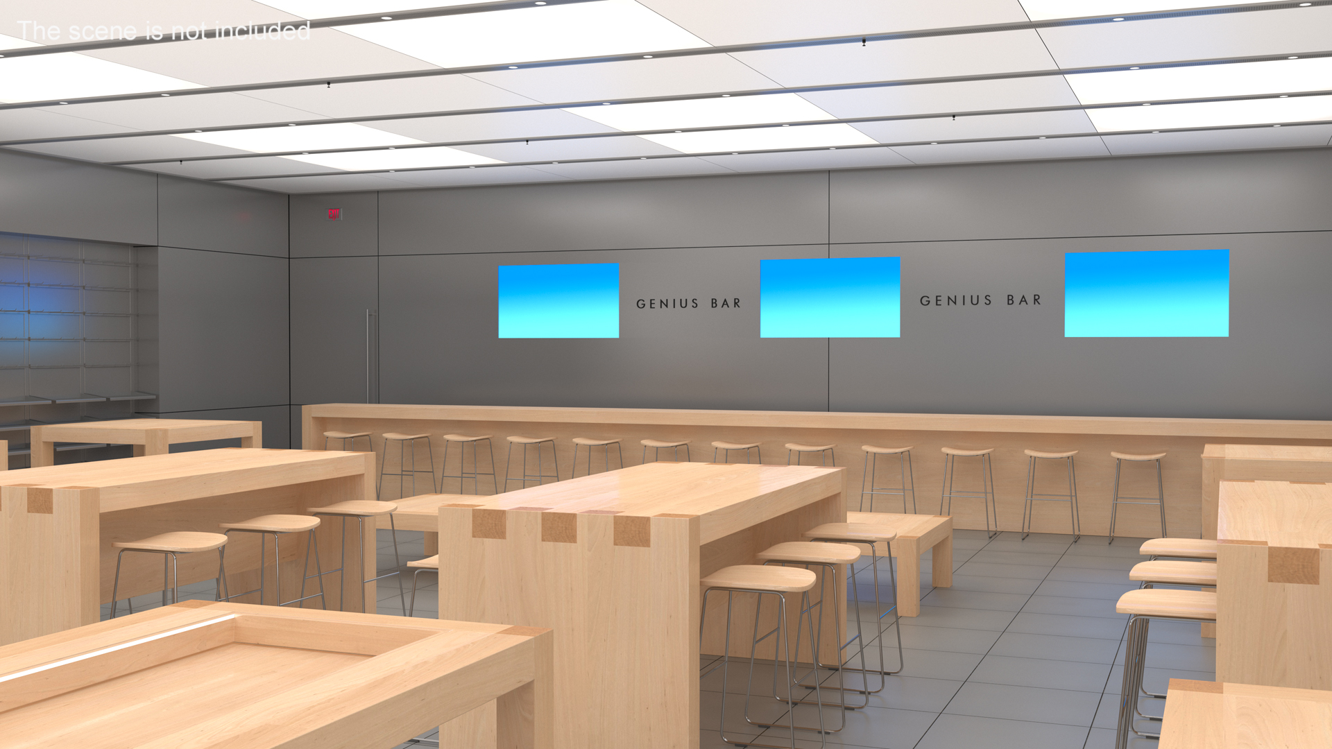 Digital Equipment Store Exterior 3D