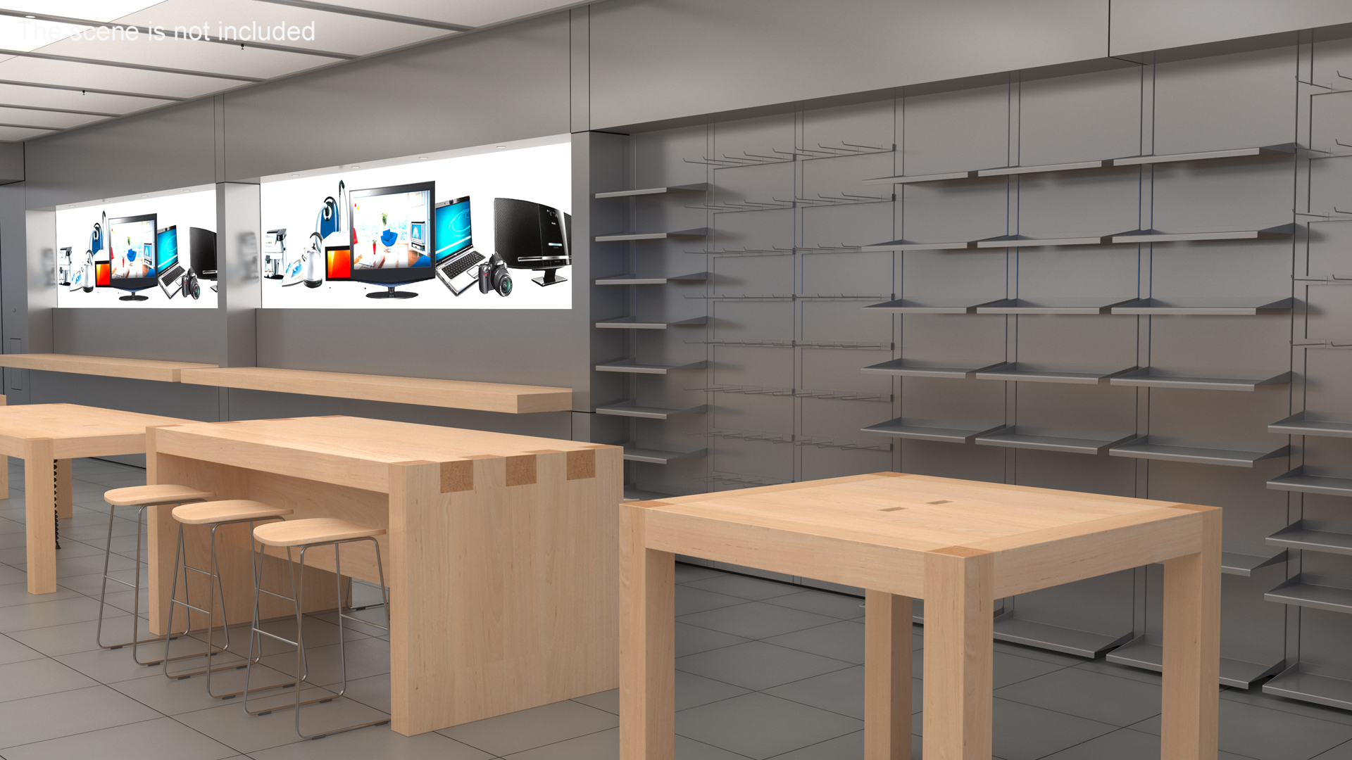Digital Equipment Store Exterior 3D