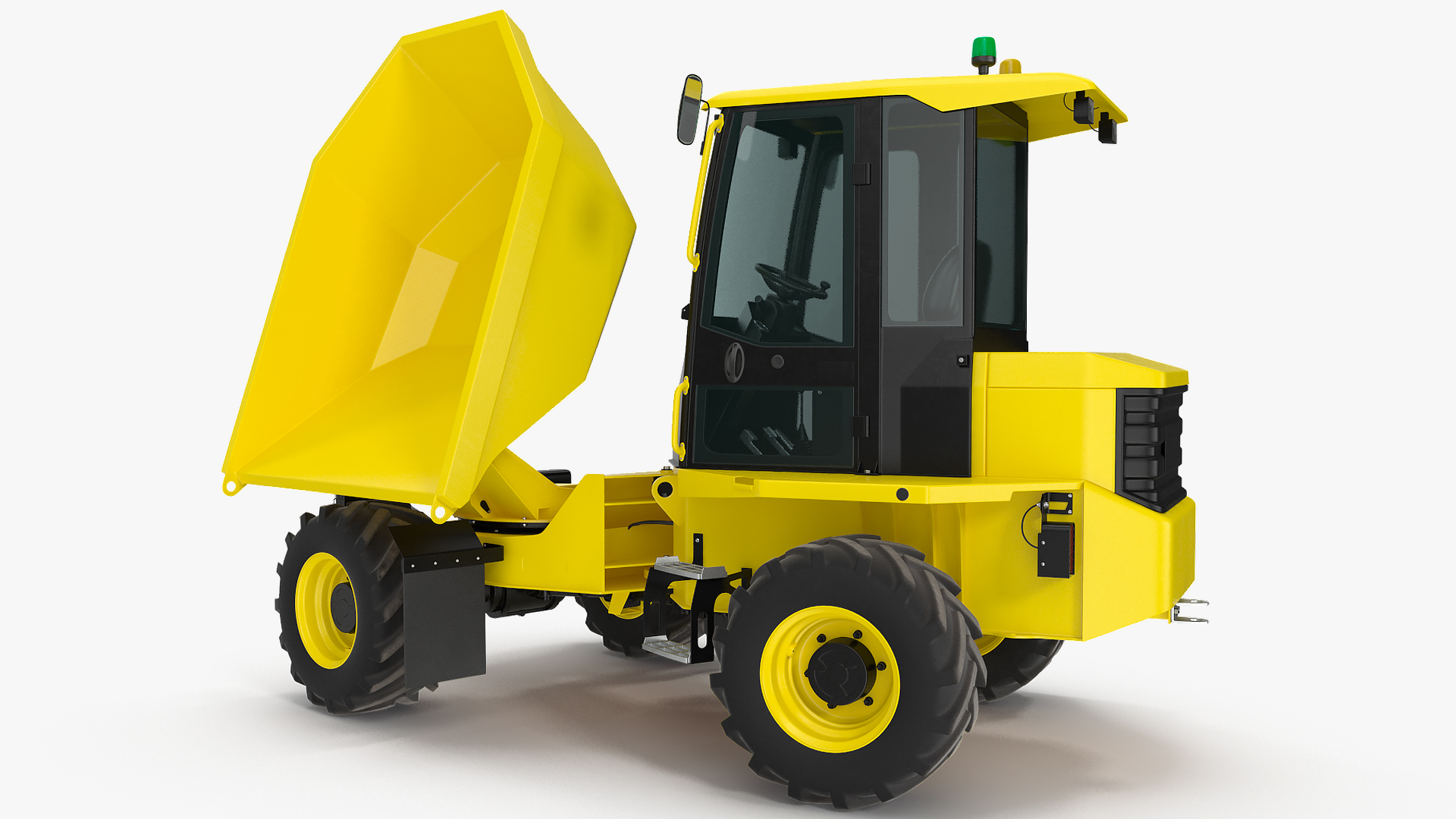 3D Cabbed Dumper Generic Rigged model