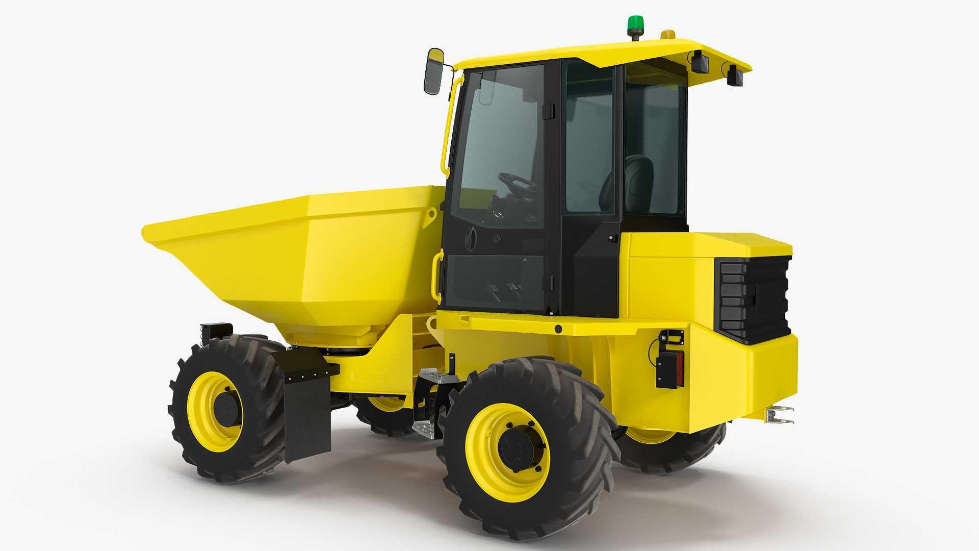 3D Cabbed Dumper Generic Rigged model