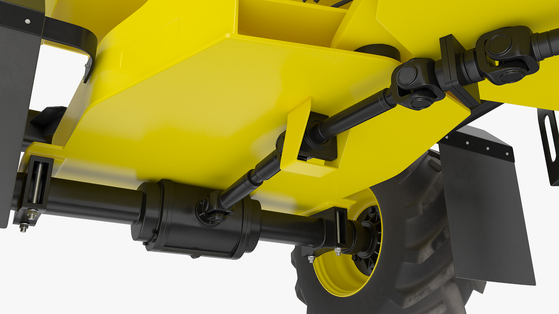 3D Cabbed Dumper Generic Rigged model