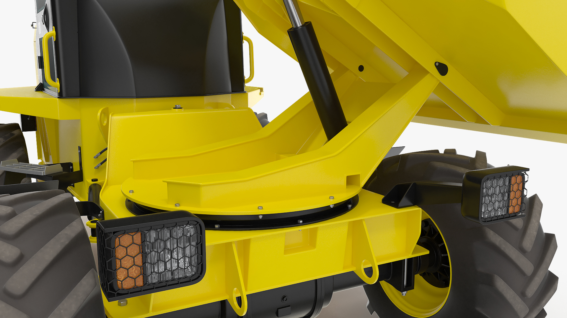 3D Cabbed Dumper Generic Rigged model