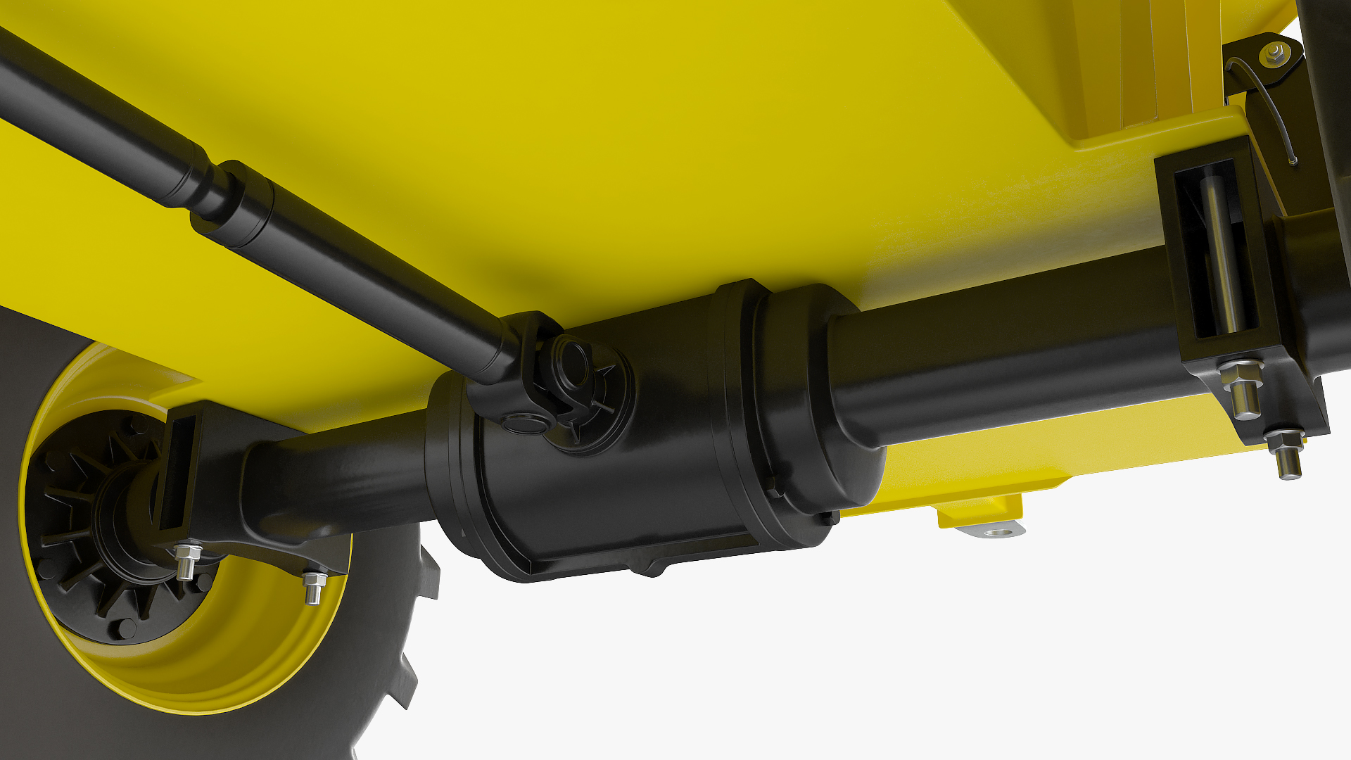 3D Cabbed Dumper Generic Rigged model