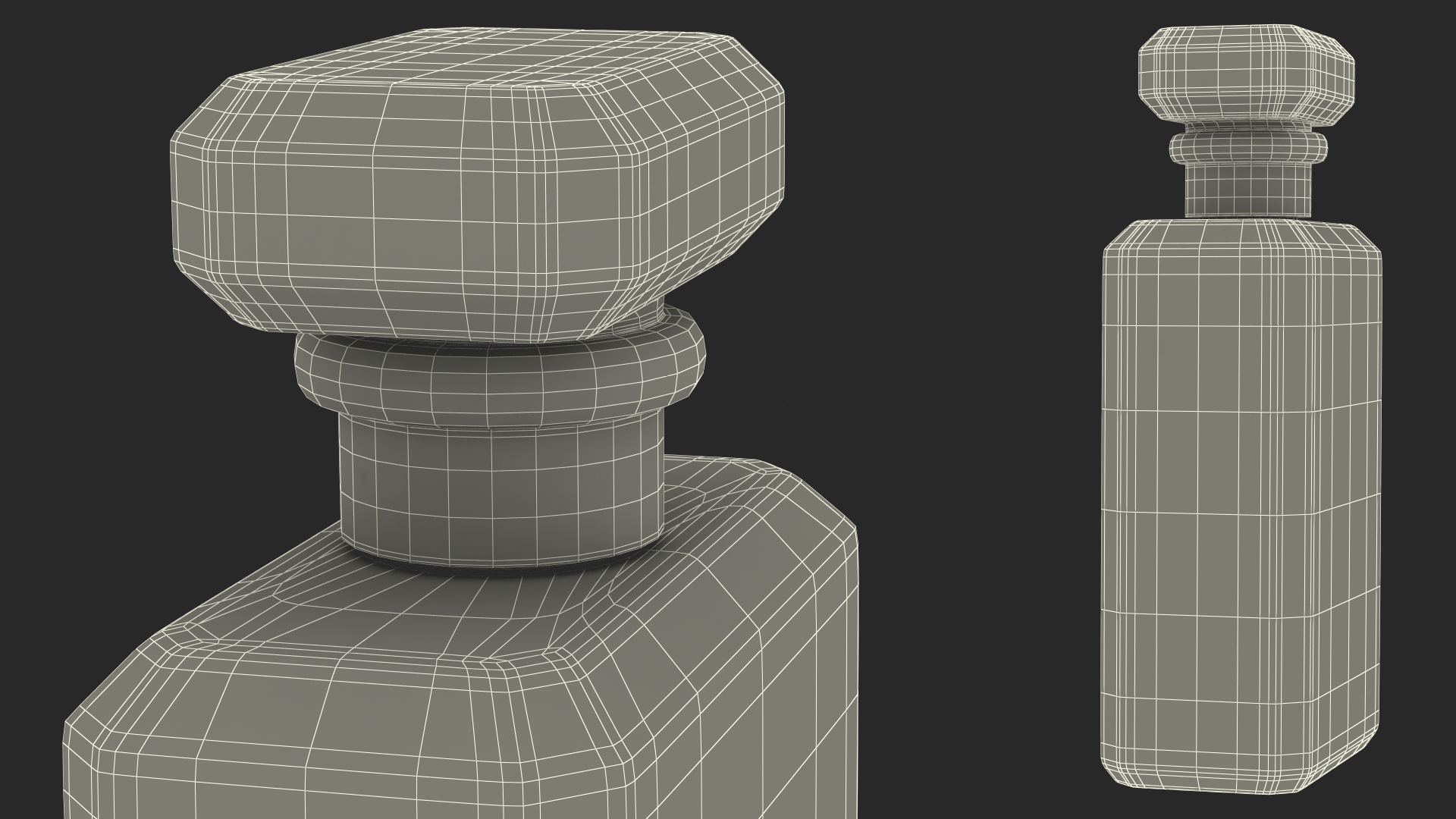 3D model Glass Perfume Bottle