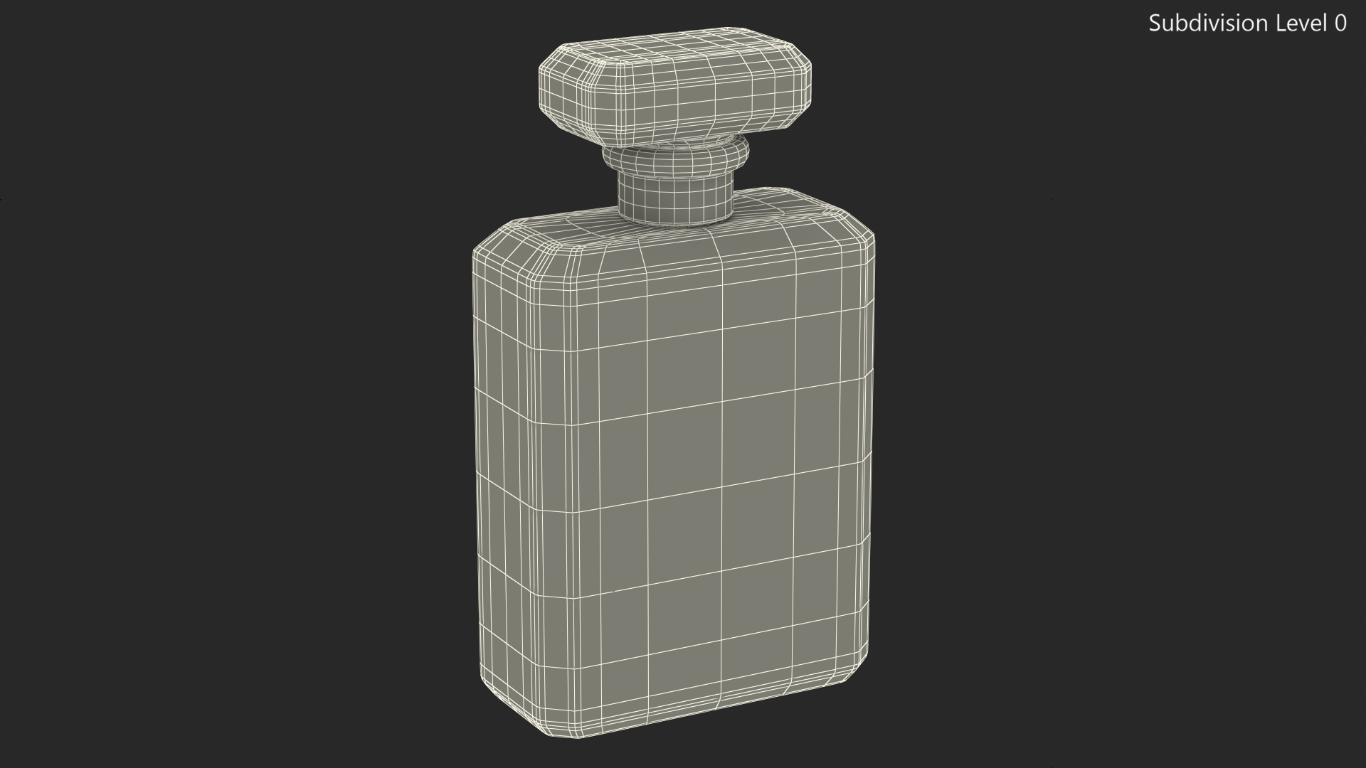 3D model Glass Perfume Bottle